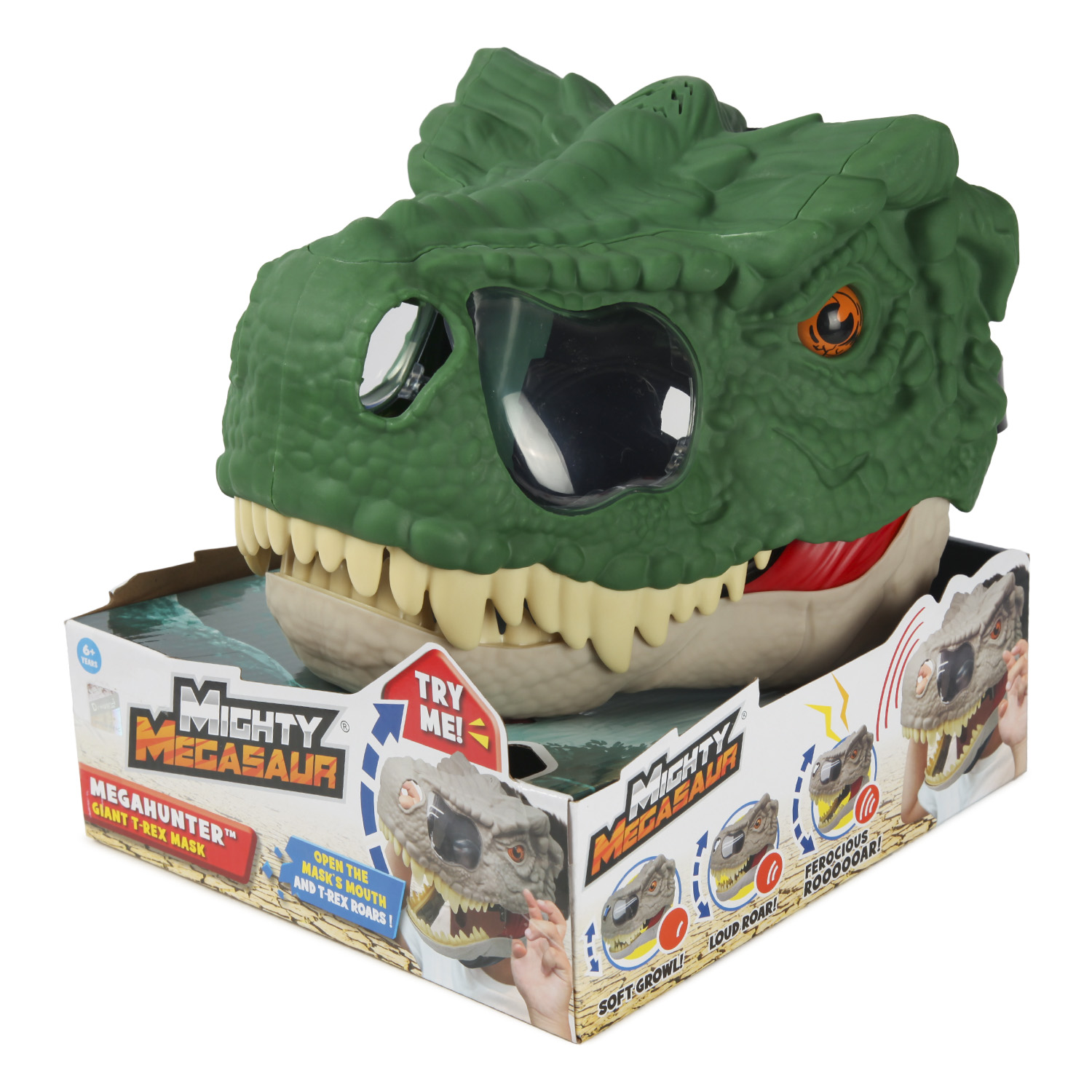 Фигурка Mighty Megasaur MegaHunter T-Rex - фото 8