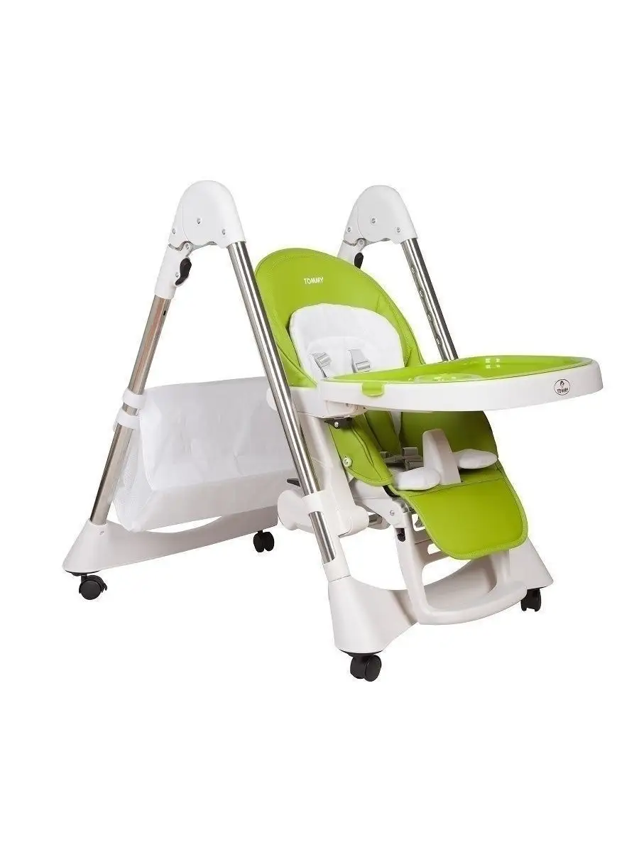 Стульчик для кормления TOMMY Bon appetit зеленый - фото 5