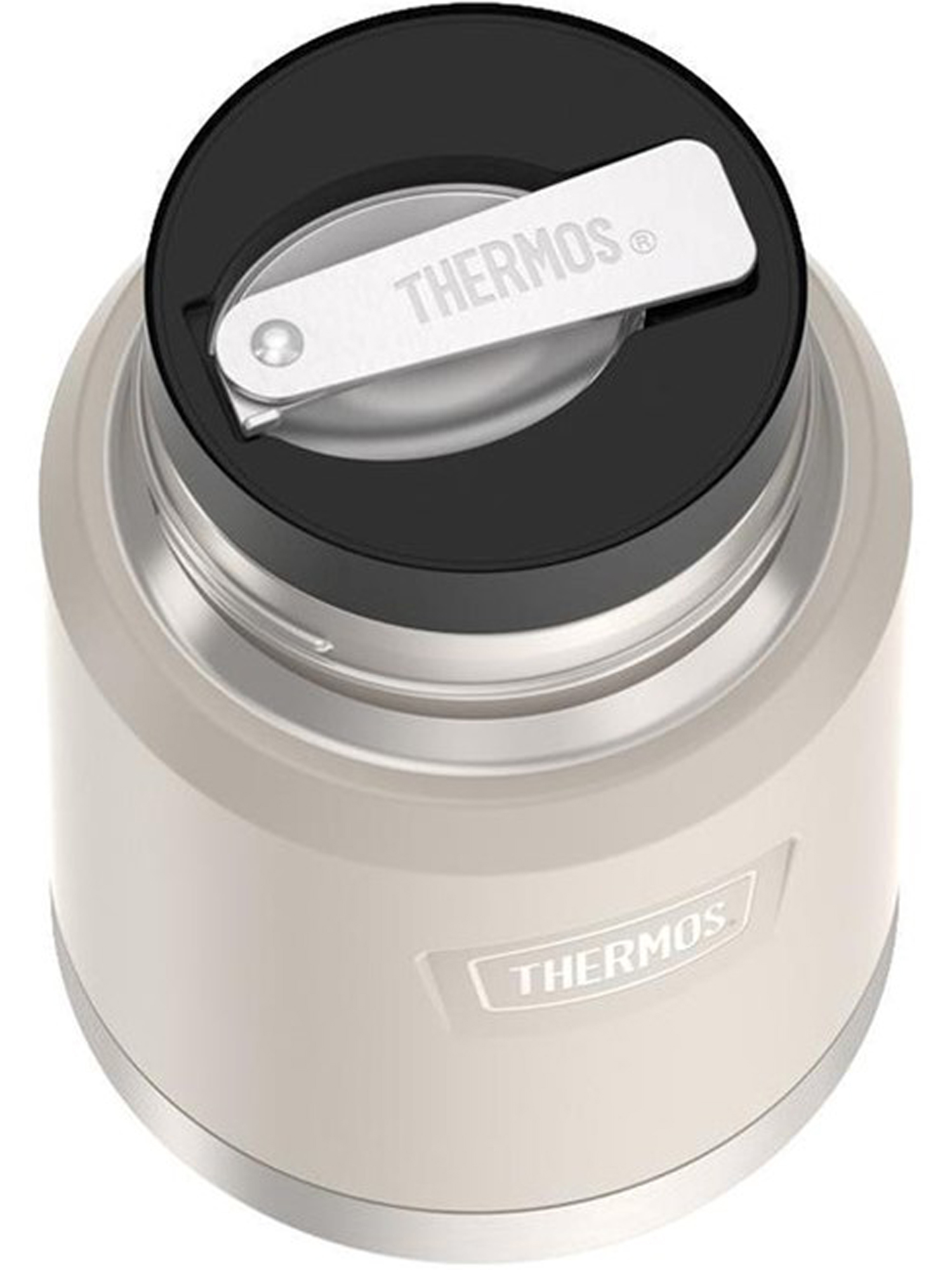 Термос для еды супа 470 мл с ложкой THERMOS ICON-300 песочный – нержавеющая сталь герметичный тепло/холод 10/24 часа - фото 9