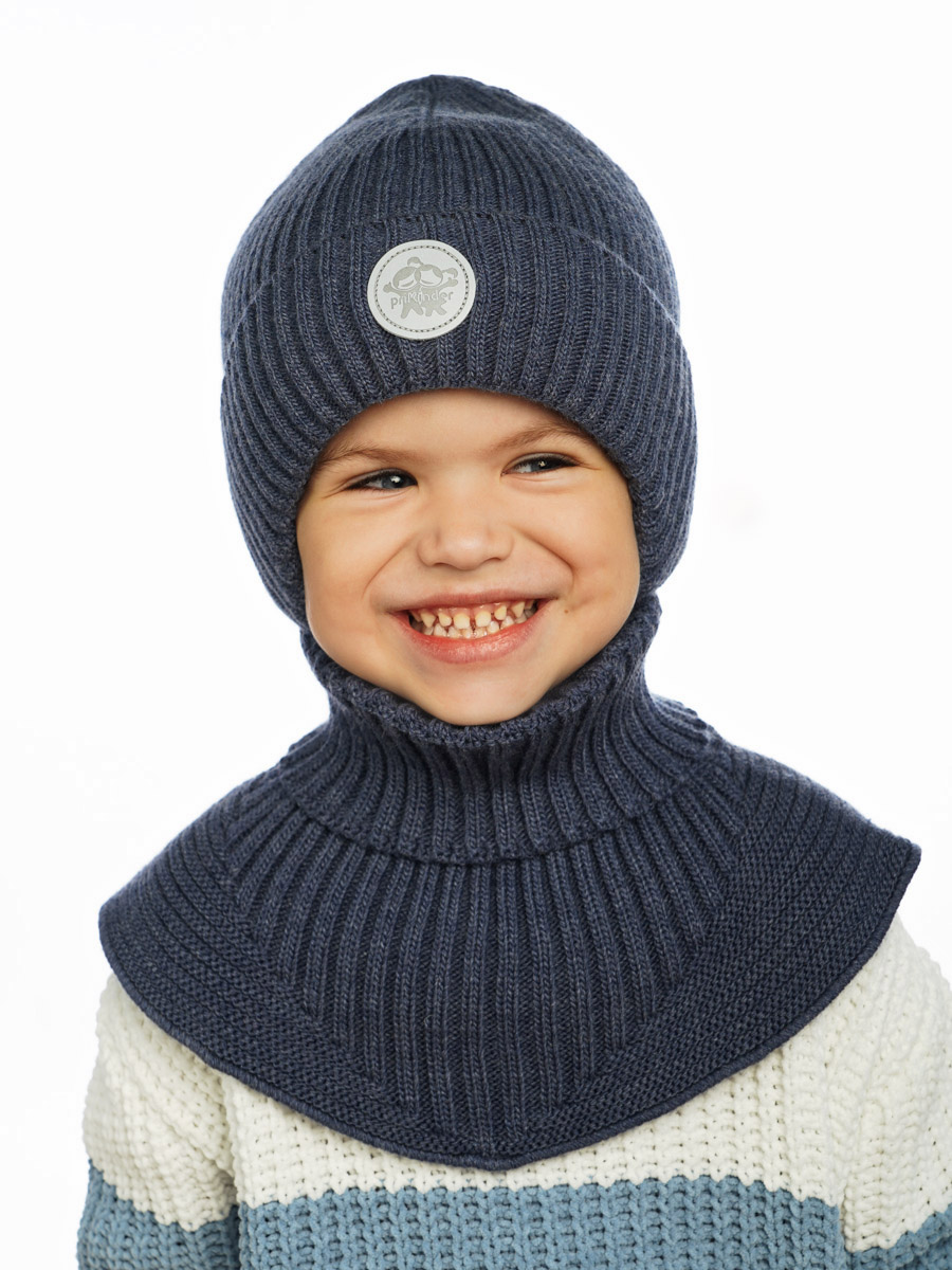 Шапка и снуд ПриКиндер U-W_231241 Цвет: Джинс - фото 12
