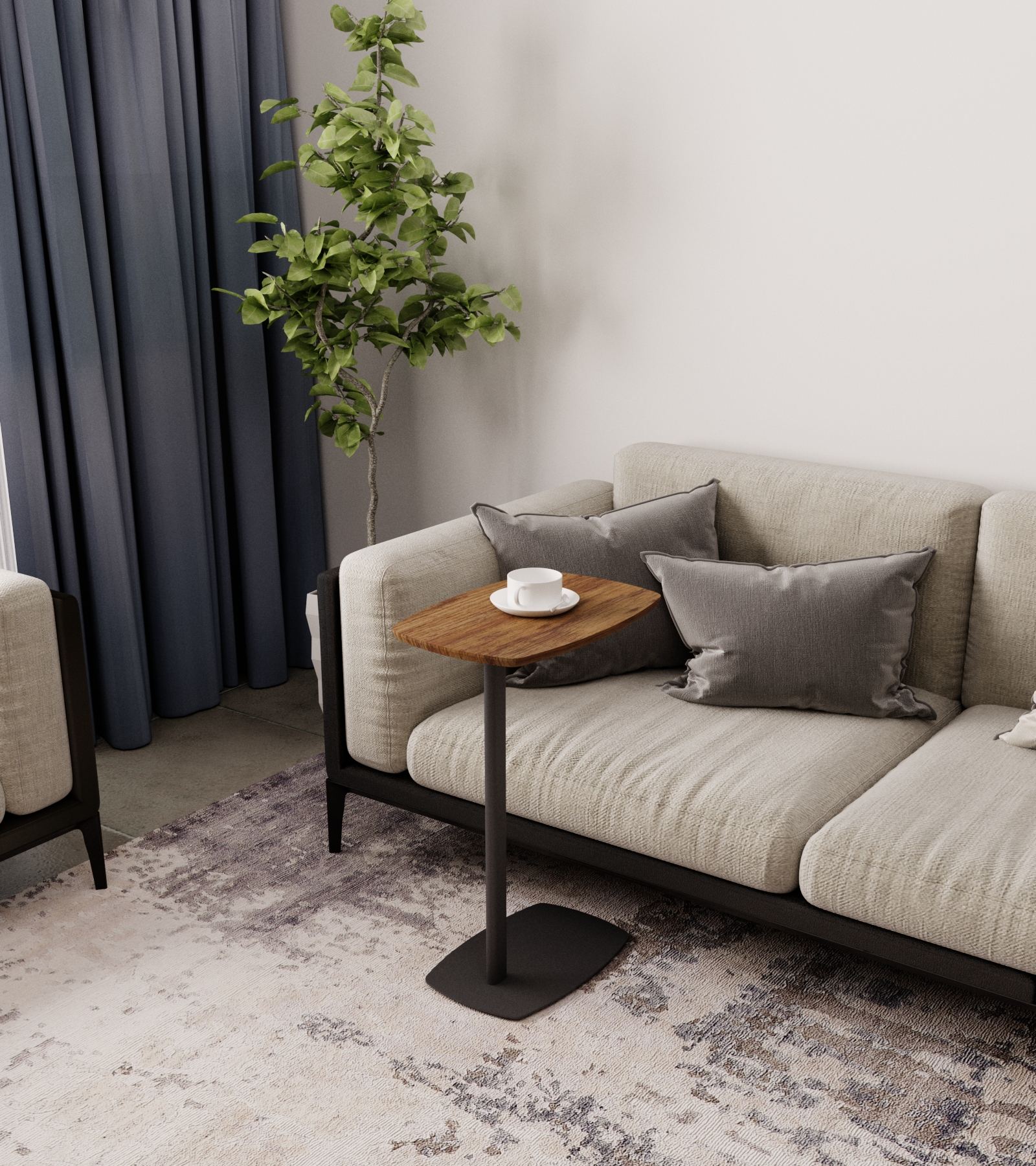 Стол придиванный SLINE Дей дуб американский - фото 3