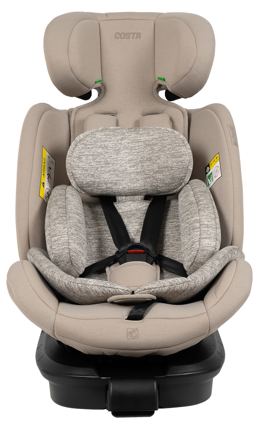 Автокресло Costa YB108A Isofix 0+/1/2/3 (0-36 кг) бежевый - фото 11