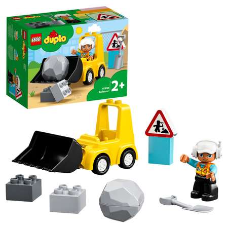 Конструктор LEGO DUPLO Бульдозер блочный