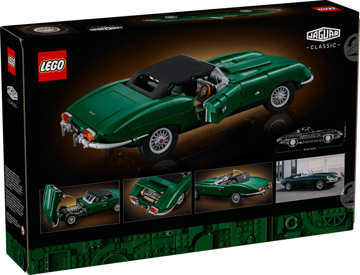 Конструктор LEGO Creator Expert Jaguar E-Type 11381 1673 дет. - фото 2