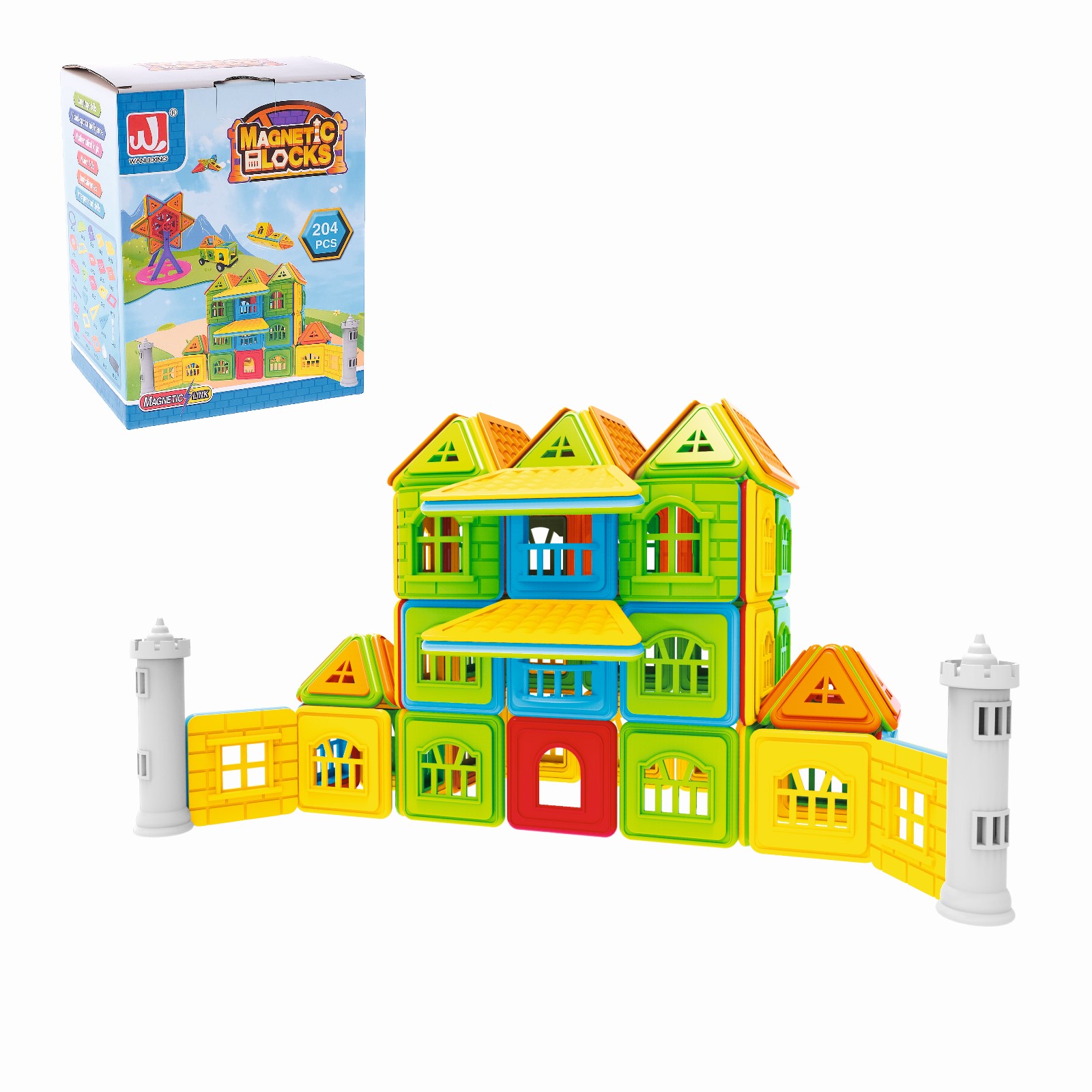 Конструктор Sima-Land Замок магнитный - фото 1