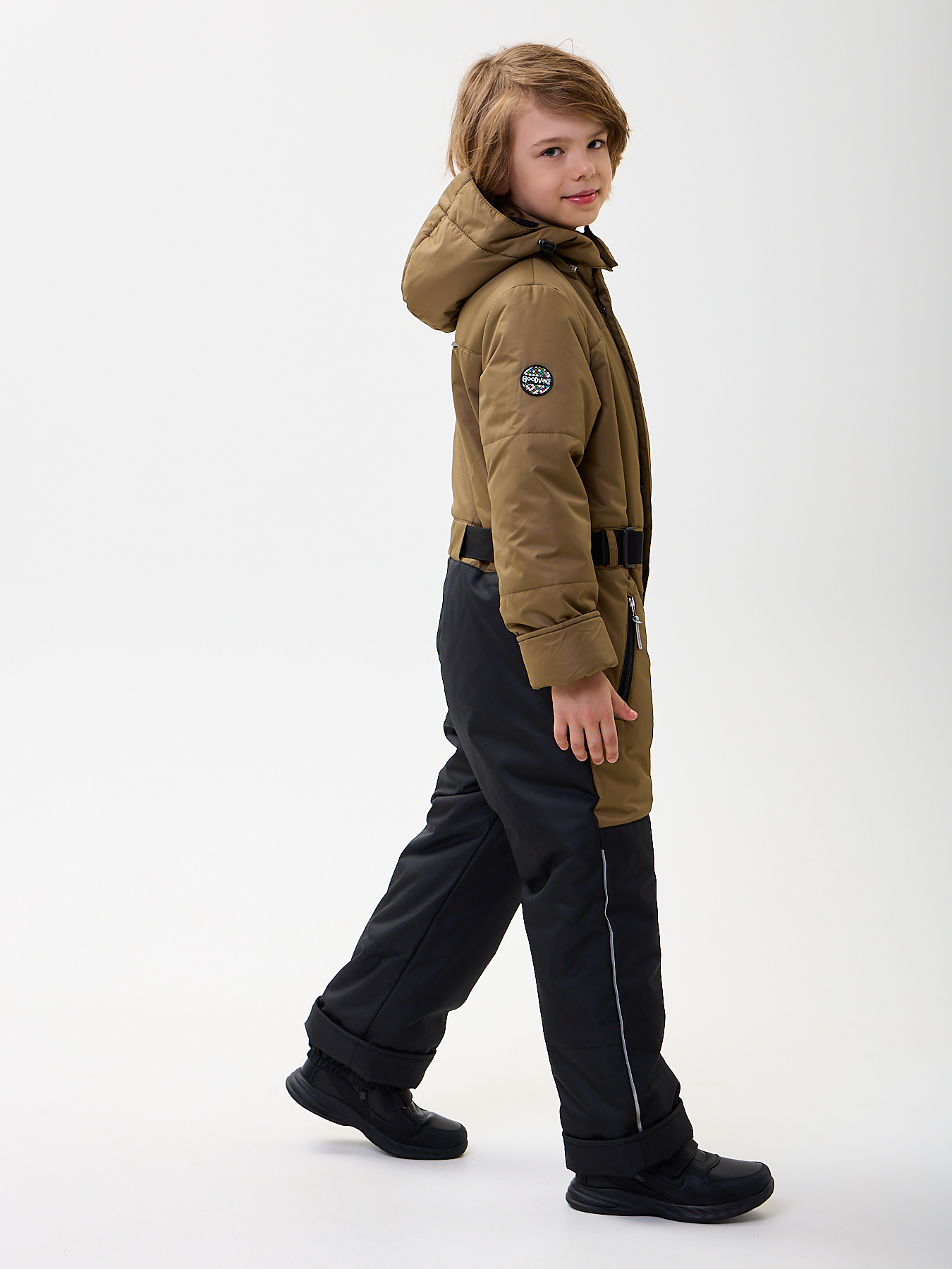 Комбинезон GooDvinKids КМ12019-21/табак - фото 2