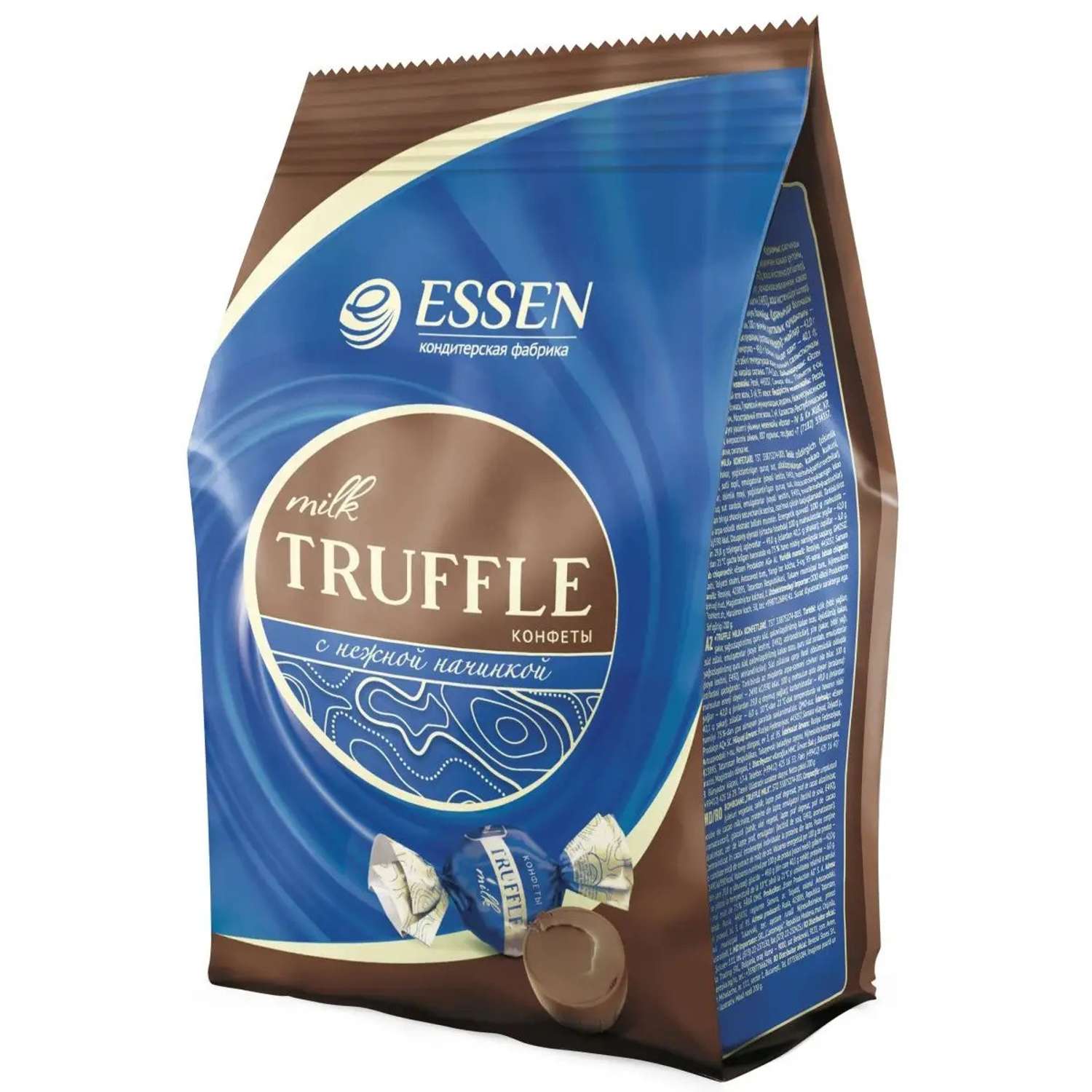 Конфеты ESSEN Truffle Milk Трюфель молочный 200г - фото 1