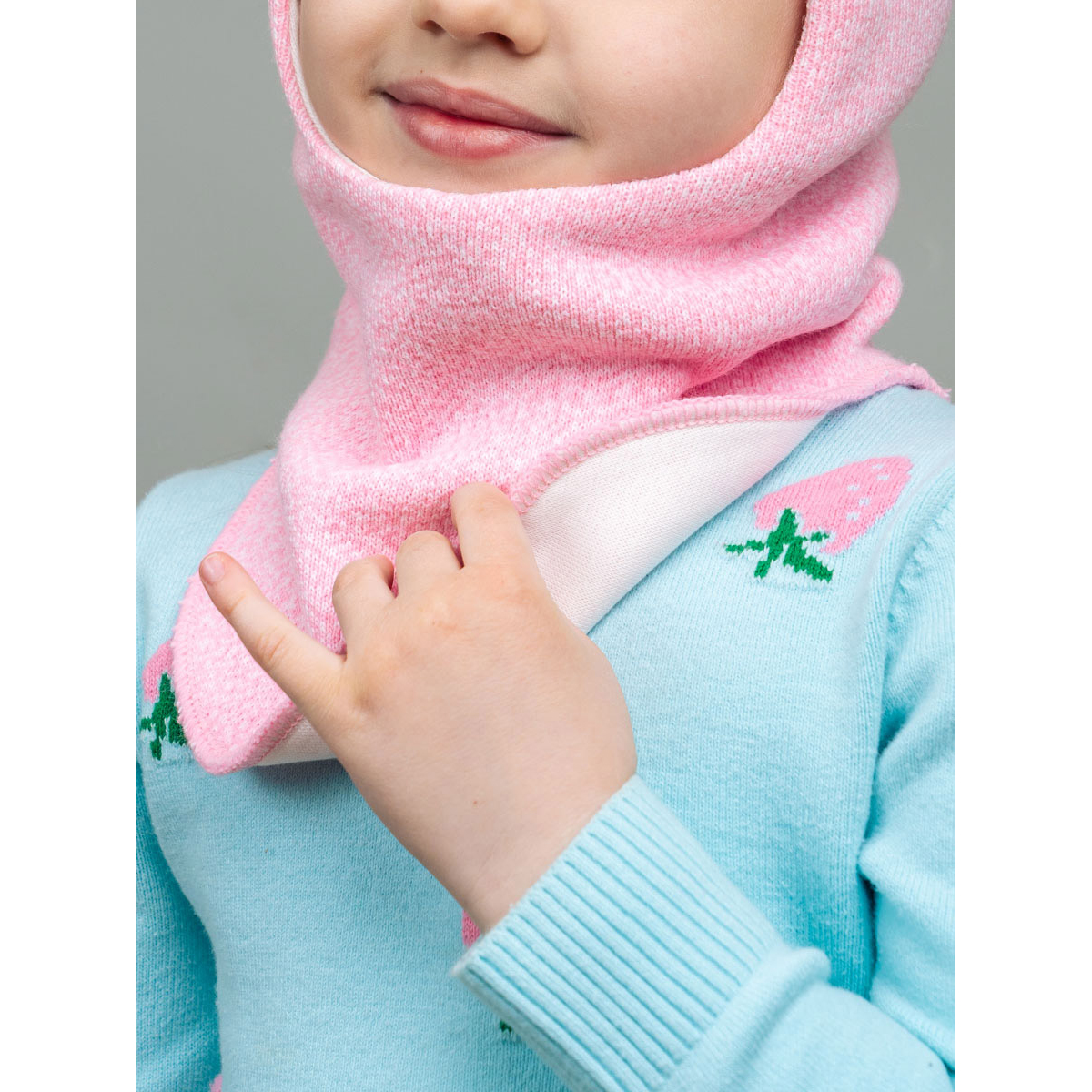 Шапка ПриКиндер MH3-6070/1 Цвет: Розовый меланж - фото 14