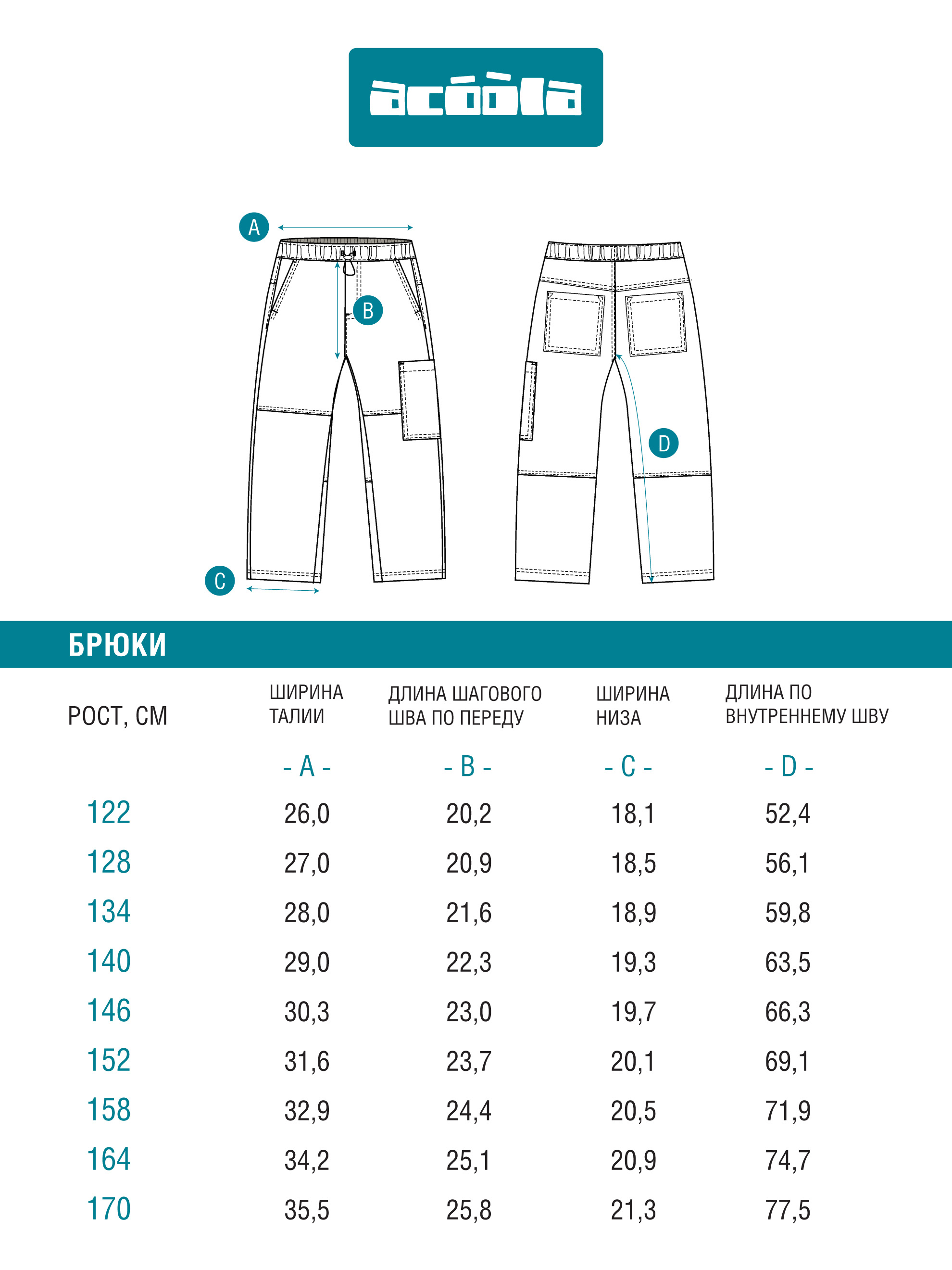 Брюки Acoola 20140160101_0089557 - фото 8
