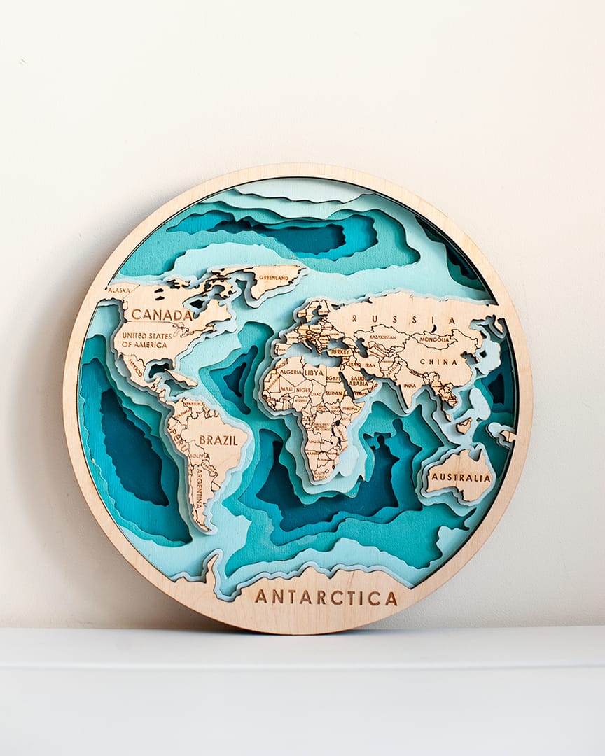 Набор для творчества ЧудоСветик сборка Карта мира - фото 1