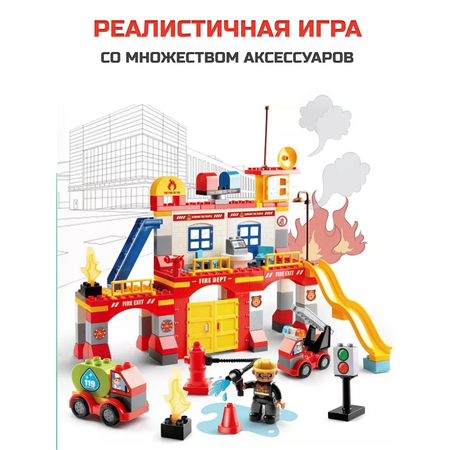 Конструктор ТЕХНО Пожарная часть