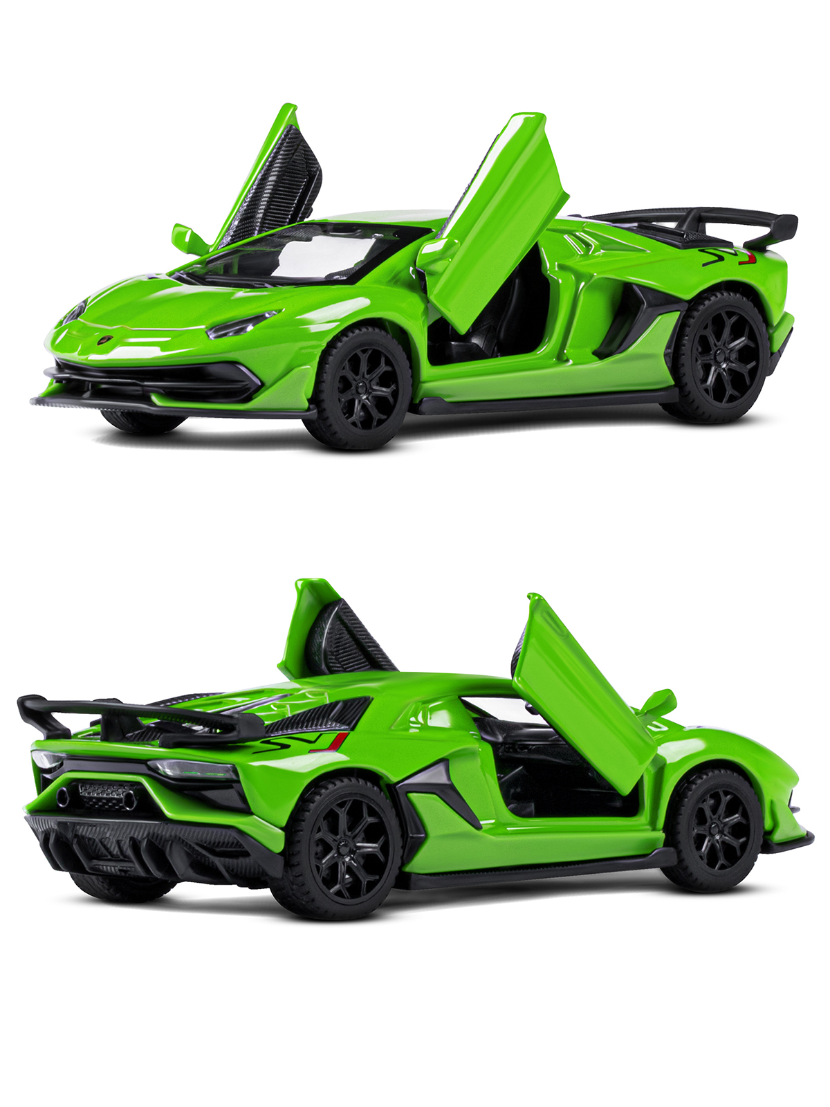 Автомобиль АВТОпанорама Lamborghini Aventador SVJ 1:43 JB1251218 - фото 7