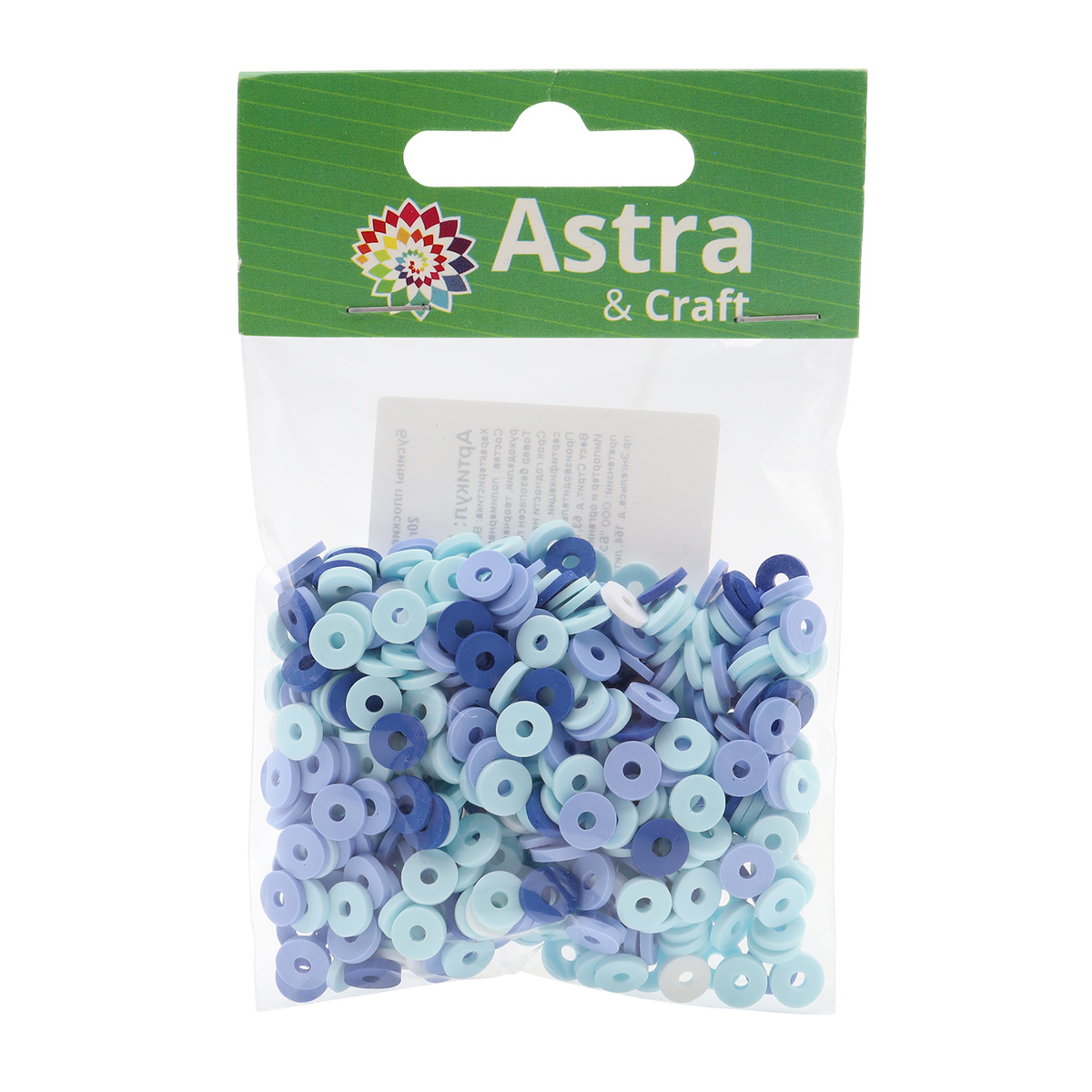 Набор для творчества Astra Craft бусины 6 мм 20г плоские - фото 5