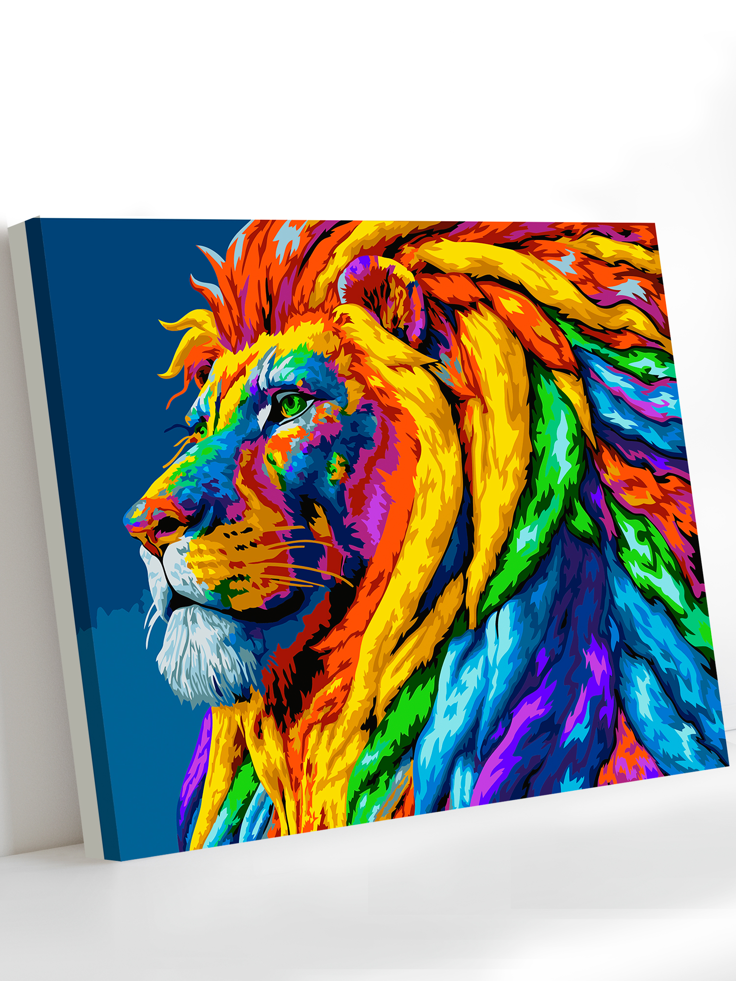 Картина по номерам Art on Canvas Львиный профиль в ассортименте - фото 10