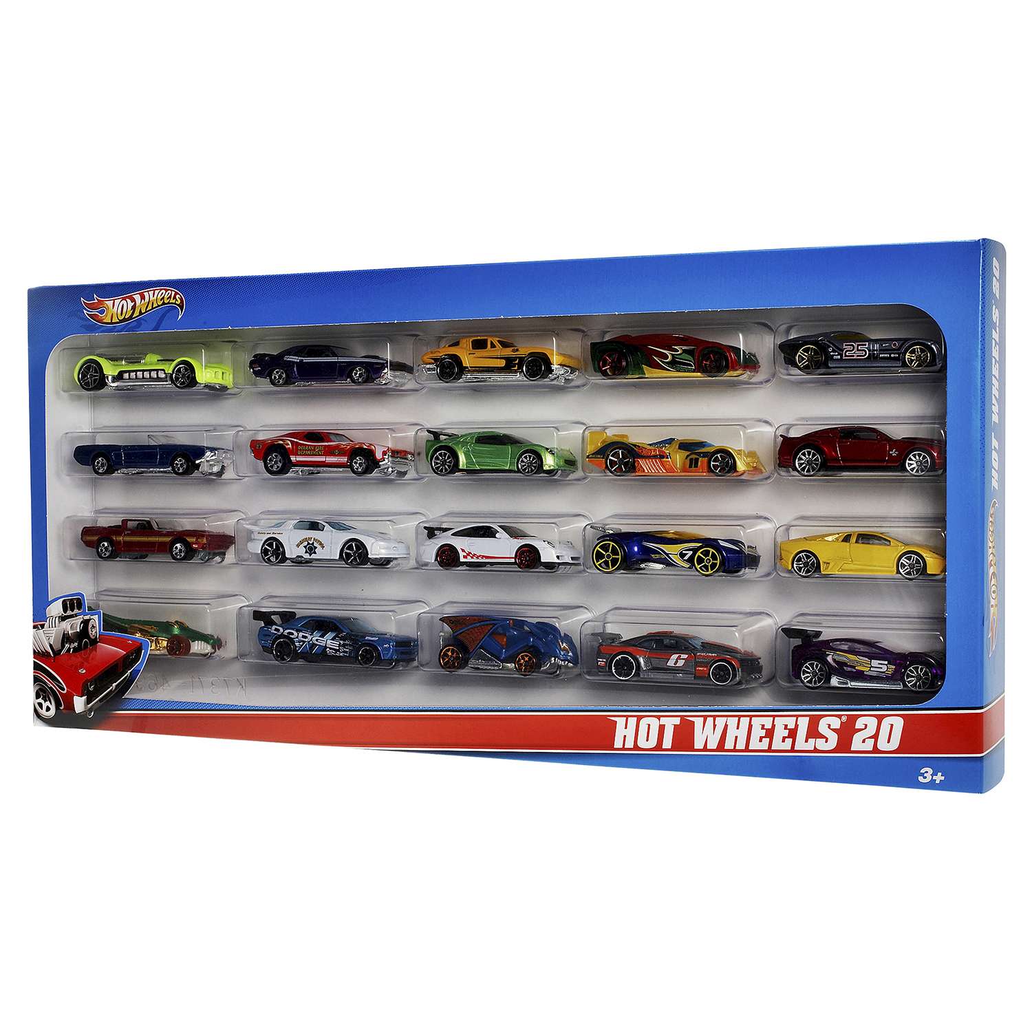 Игровой набор Hot Wheels из 20 машинок 1:64 в ассортименте H7045 - фото 6