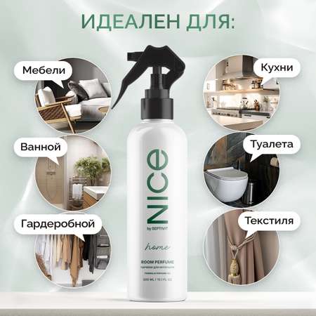 Освежитель воздуха NICE by Septivit Santal Sage 300мл