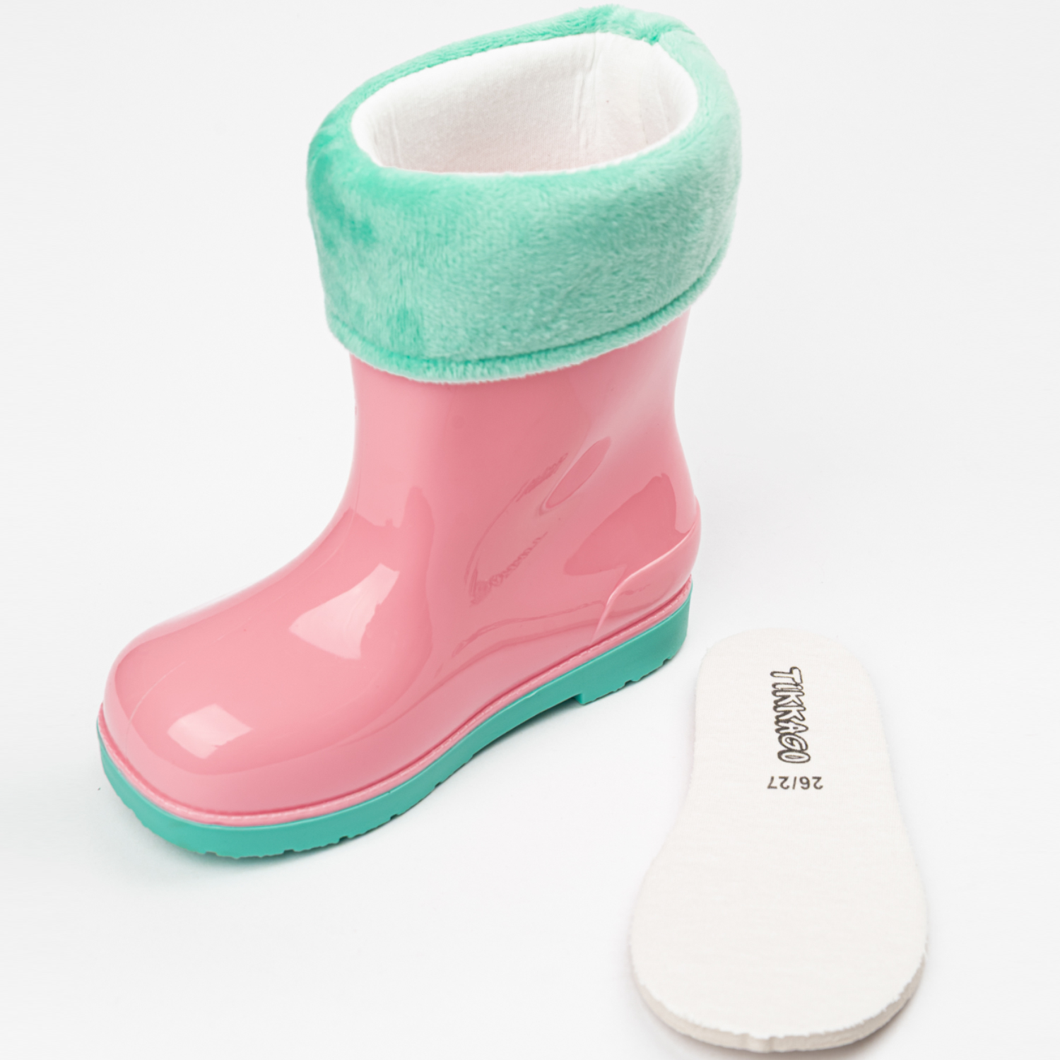 Резиновые сапоги TikkaGo 7B04_2025-04_pink-biruza - фото 9