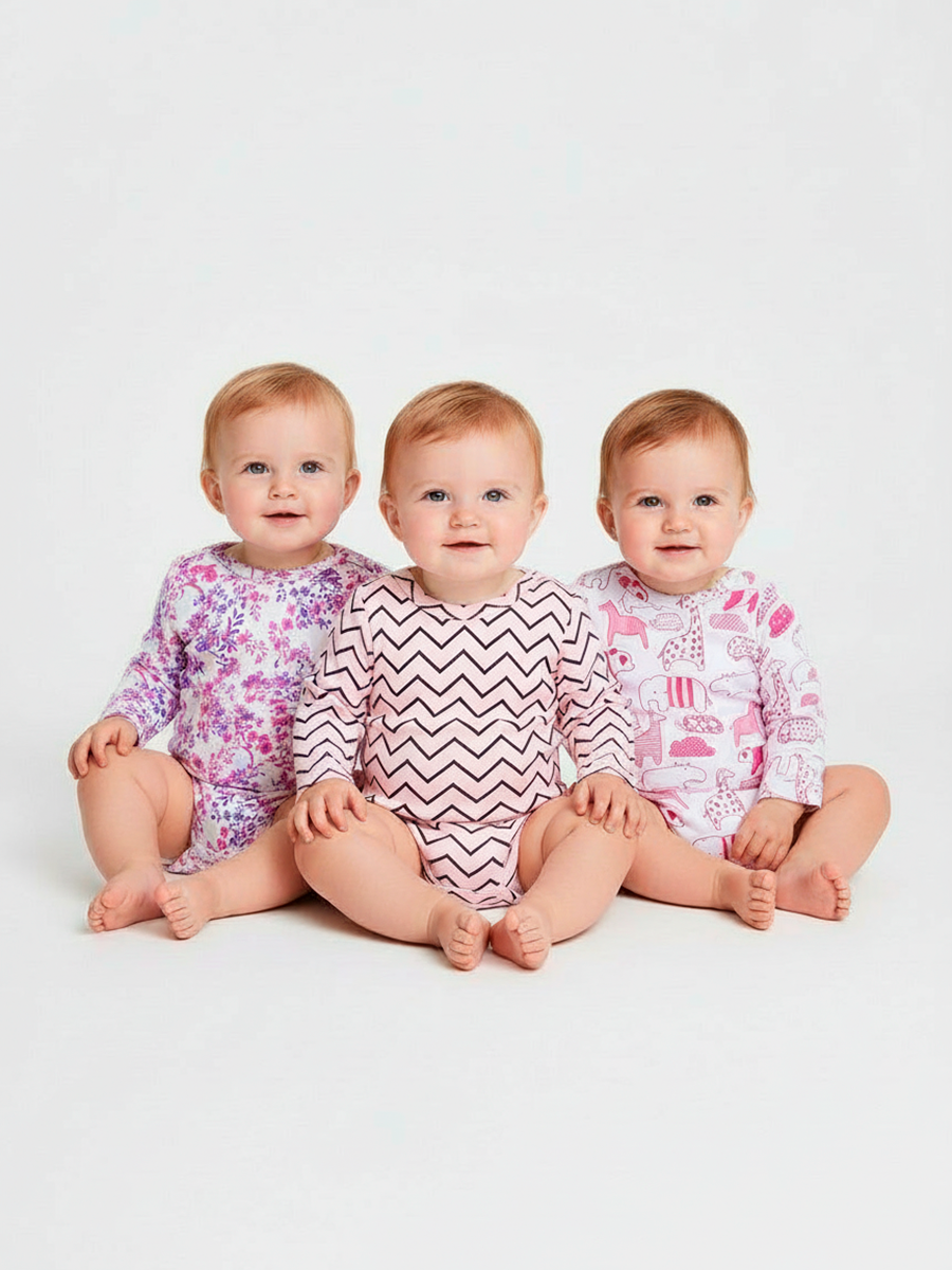 Комплект боди для новорожденных 3 шт. КотМарКот 800773 - фото 1