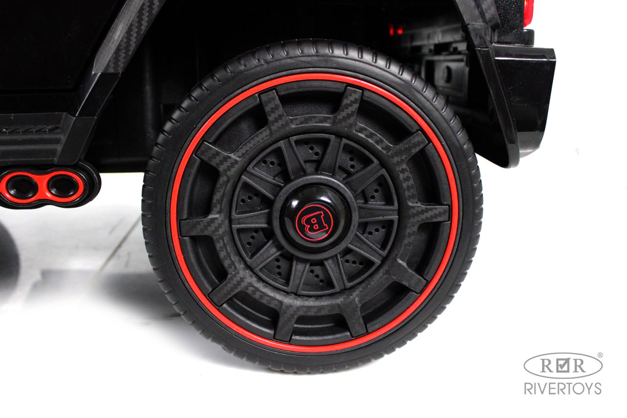 Электромобиль RIVERTOYS Mercedes Z999ZZ-BLACK С пультом ДУ - фото 7