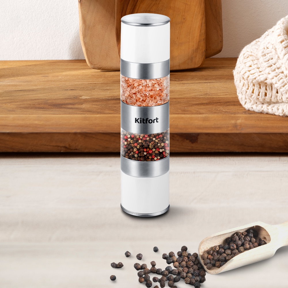 Мельница для соли и перца KITFORT КТ-6008-2 - фото 7