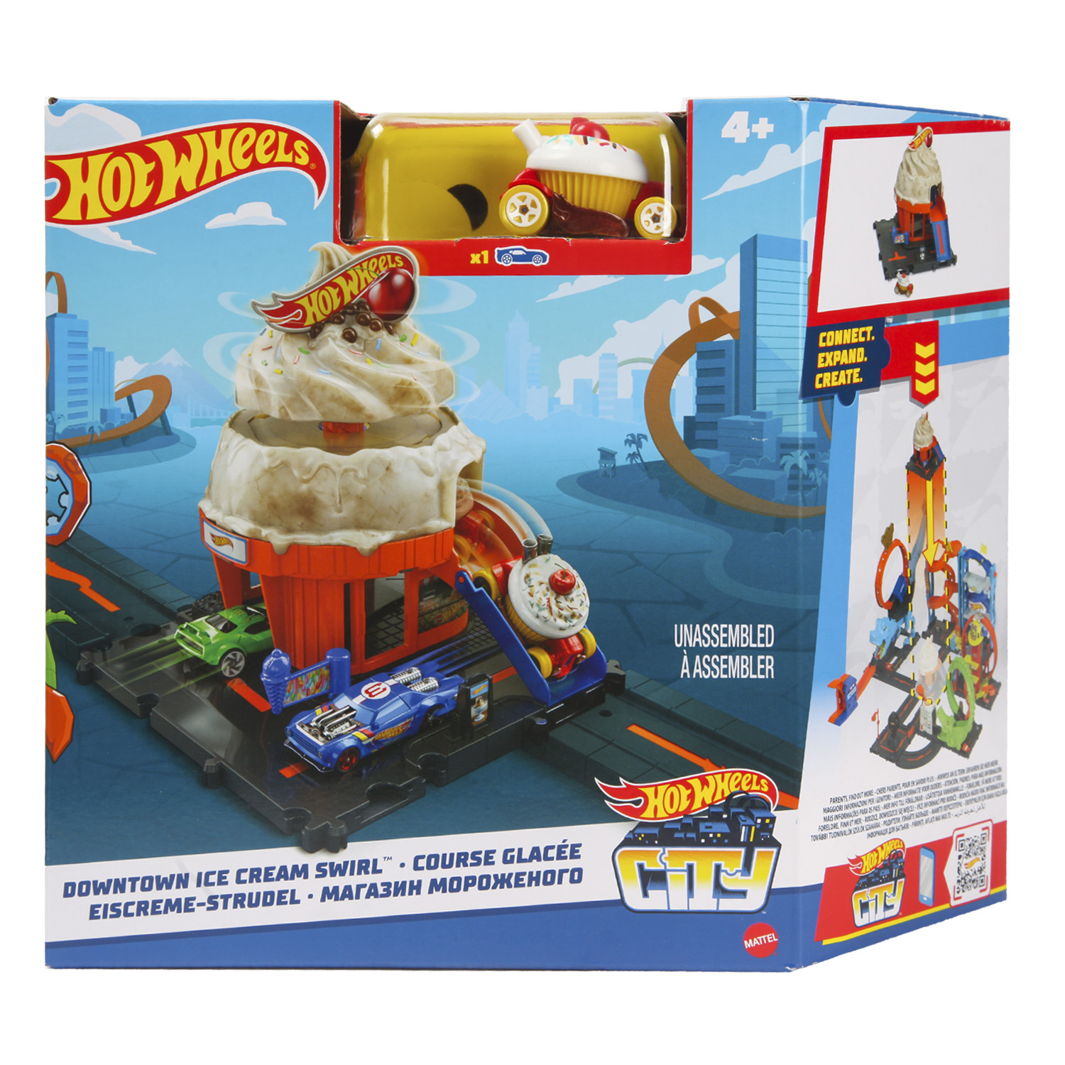 Трек Hot Wheels Ice Cream Swirl HDR24 - фото 5