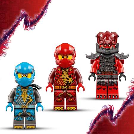 Конструктор LEGO NINJAGO Боевой робот Кая Всадник бури блочный