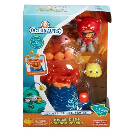 Набор фигурок Octonauts Квази и спасение из вулкана CDP47