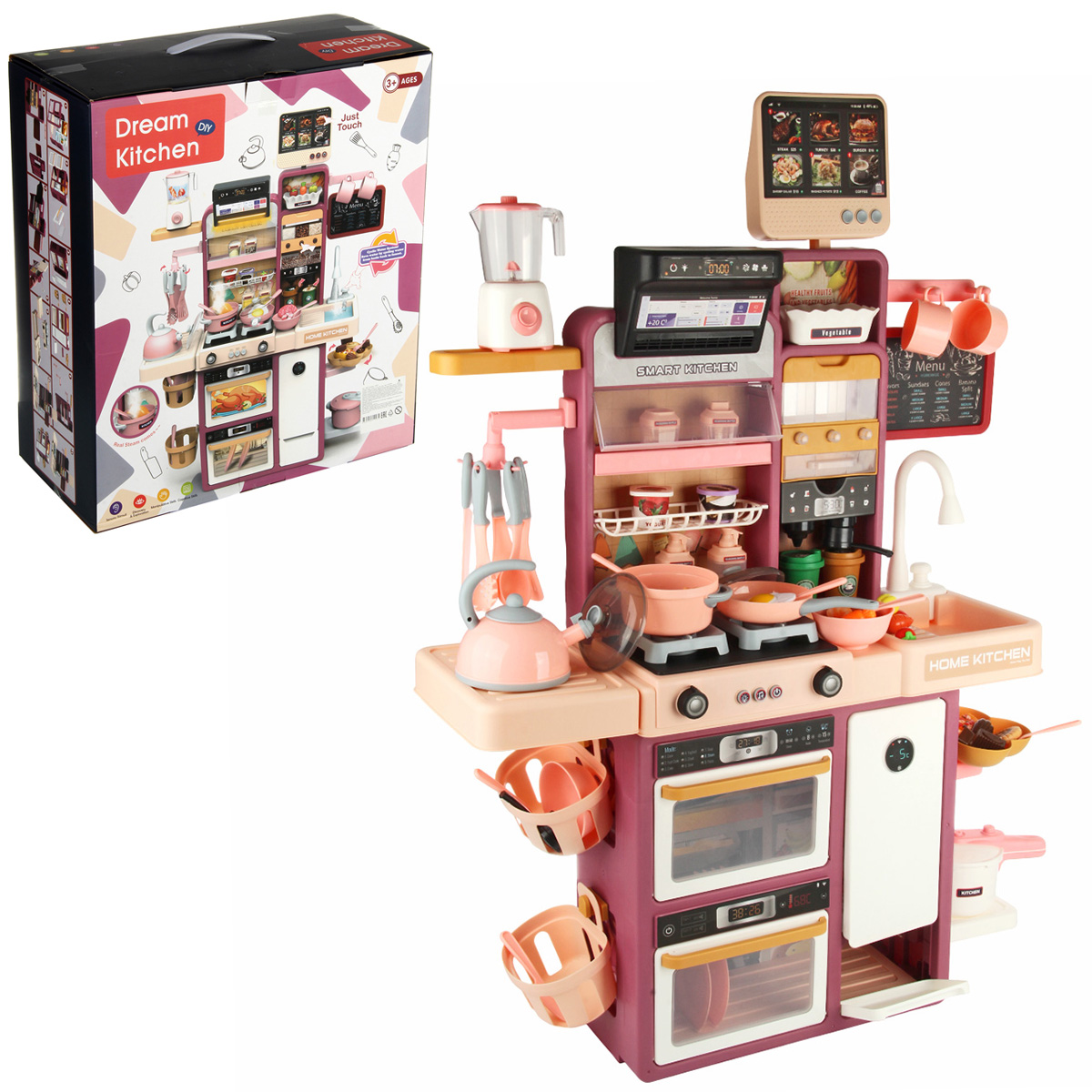 Игрушечная кухня Veld Co с аксессуарами: 54 шт. - фото 2