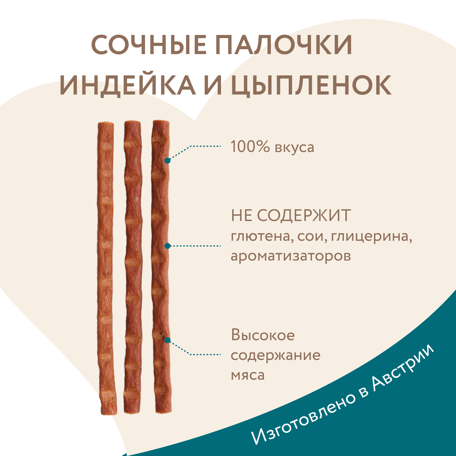 Лакомство для кошек Мнямс лакомые палочки для стерилизованных из индейки и цыпленка 10*5г - фото 4