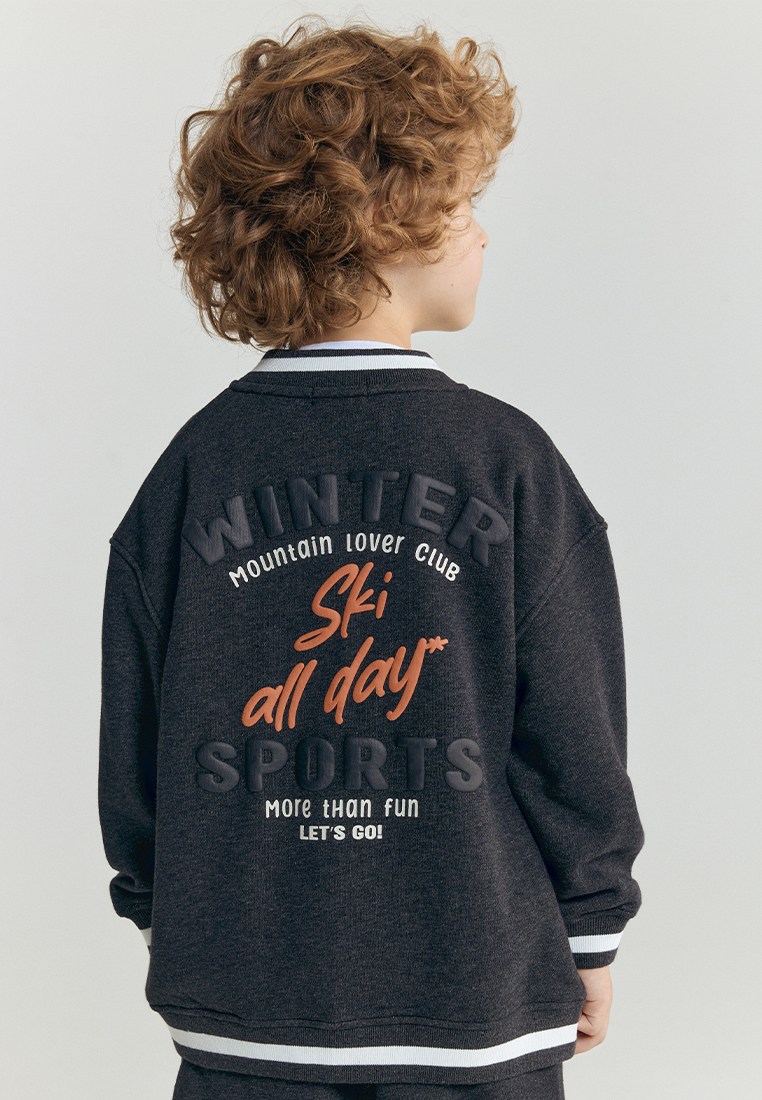 Бомбер artie W25M05J-1403M/Серый - фото 2