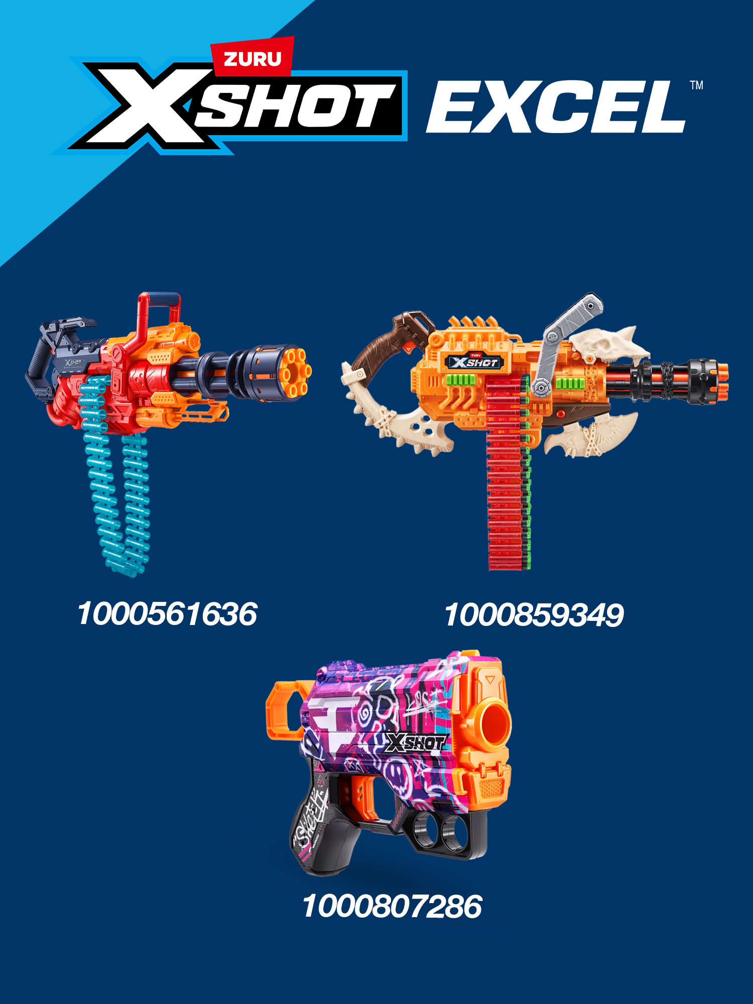 Набор Zuru XSHOT  excel 80шт - фото 5