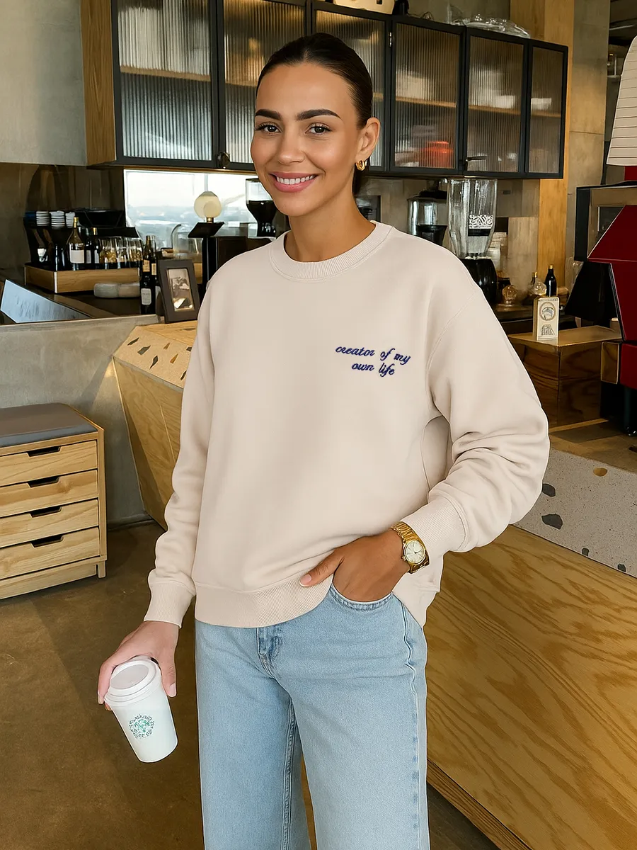 Свитшот Mark Formelle (Марк Формэль) 122813/1/экрю - фото 10