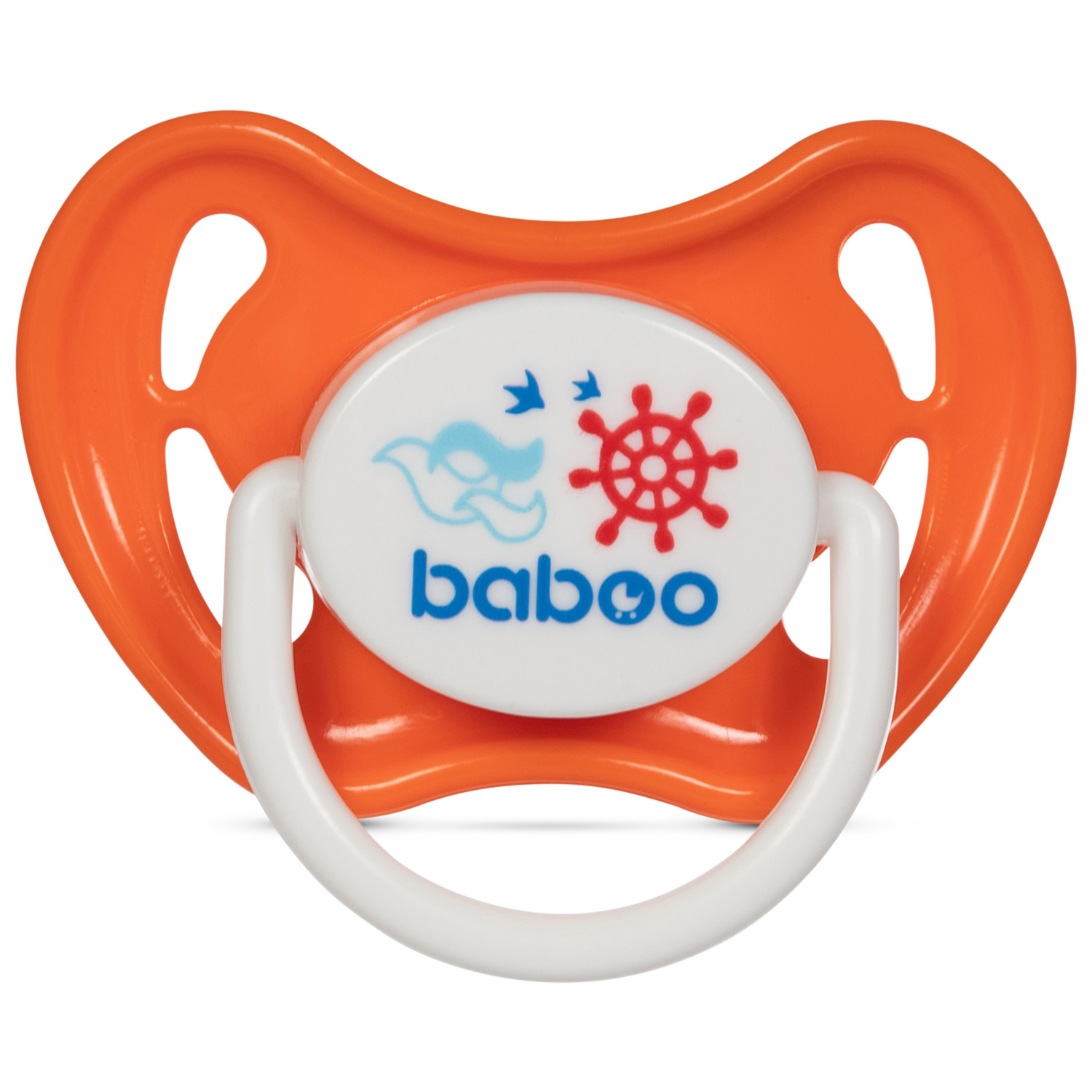 Пустышка BABOO силикон от 6 мес. 1 шт. - фото 1