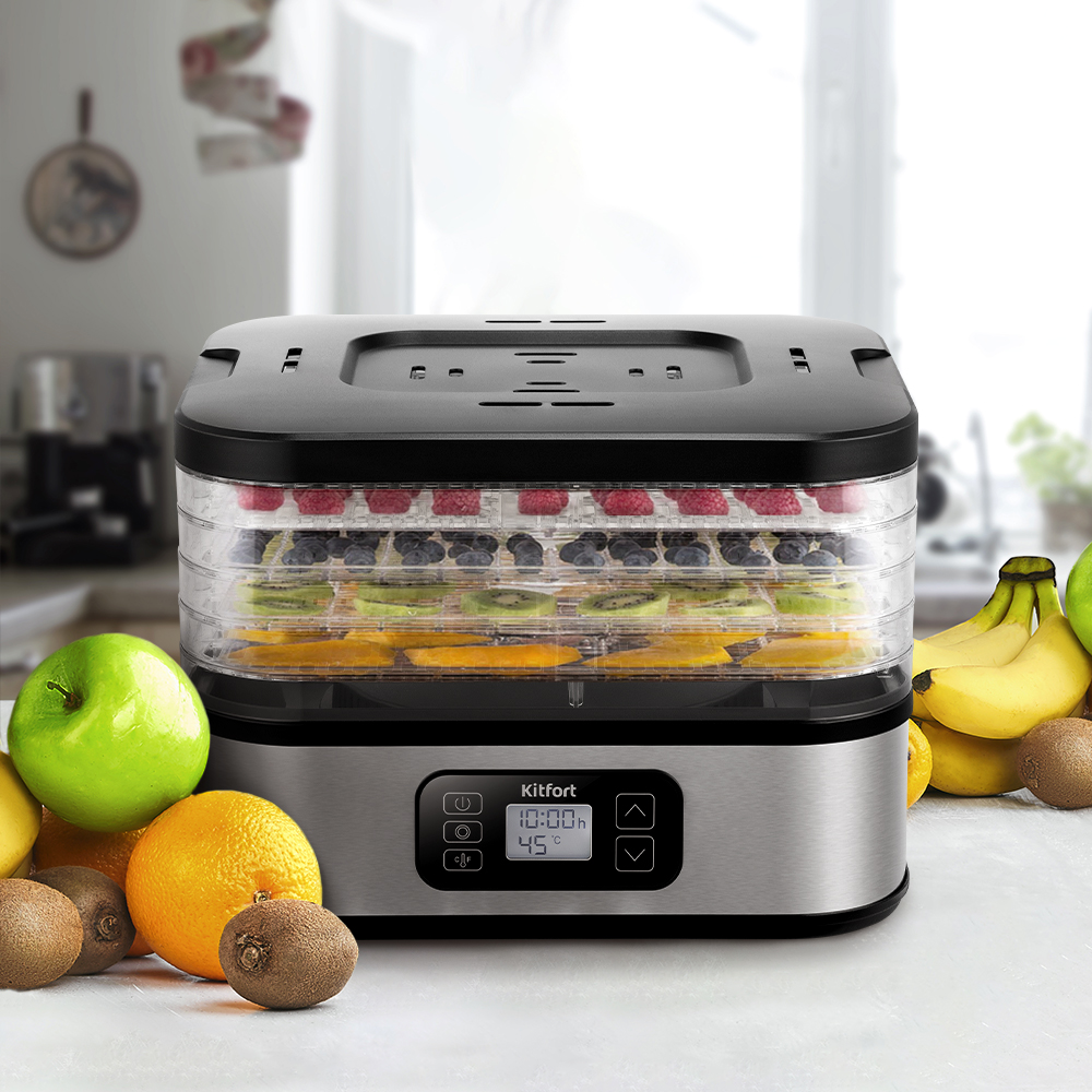 Сушилка для овощей и фруктов KITFORT КТ-4945 - фото 7