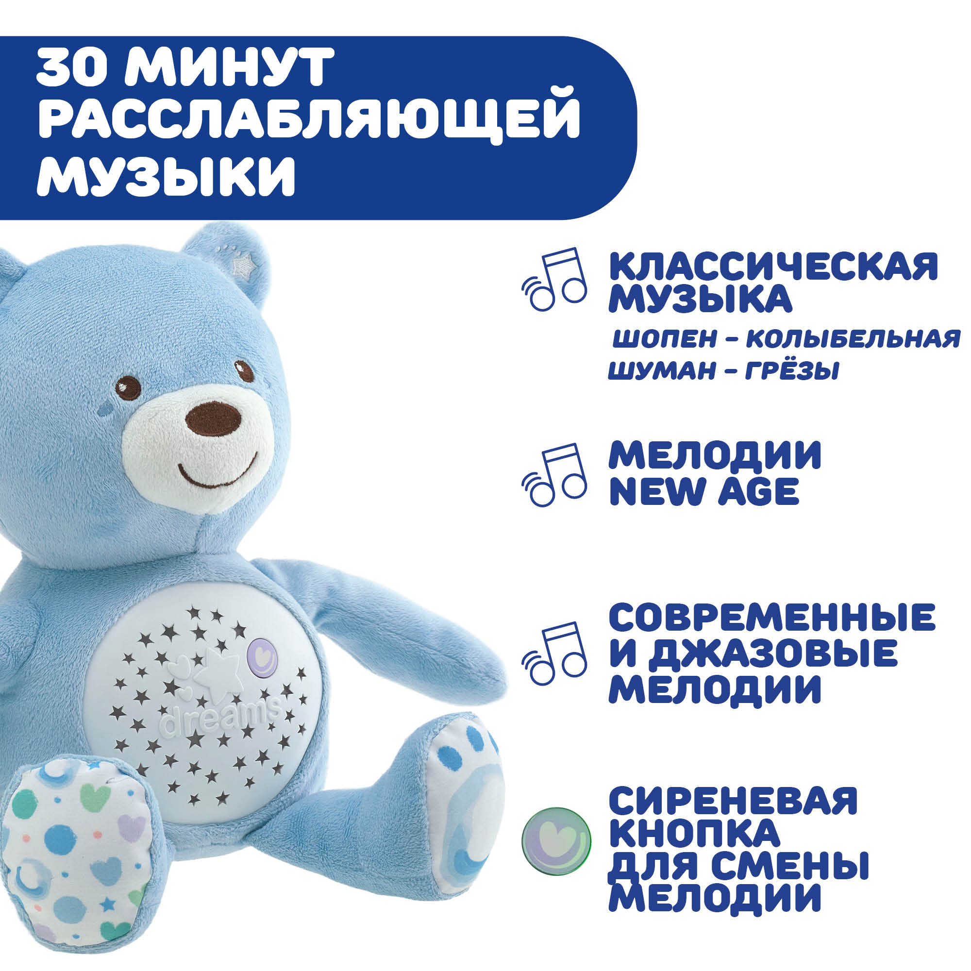 Игрушка проектор Chicco Мишка - фото 11