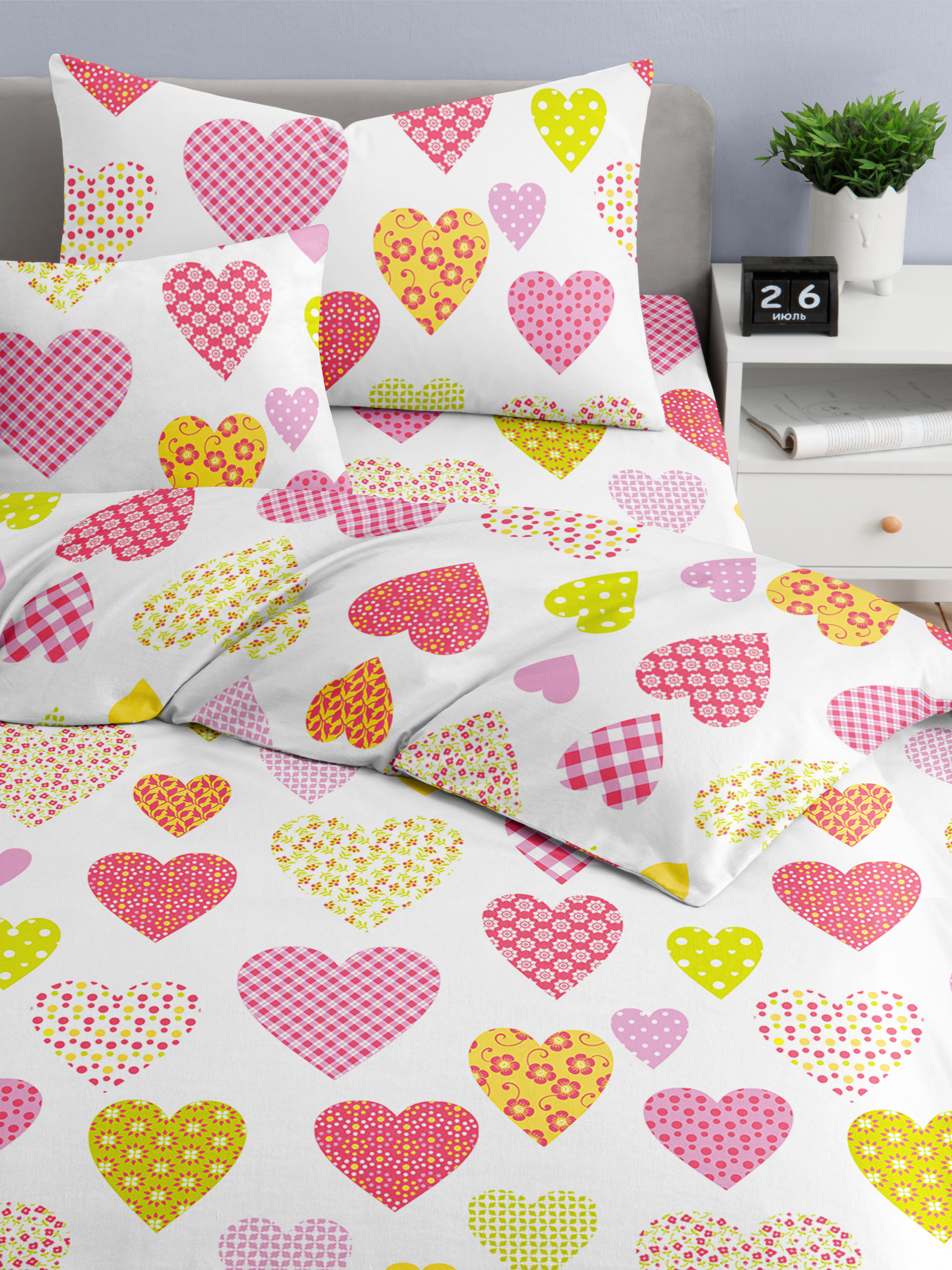 Комплект постельного белья Ночь Нежна Эми полутораспальный 3 предм. - фото 7