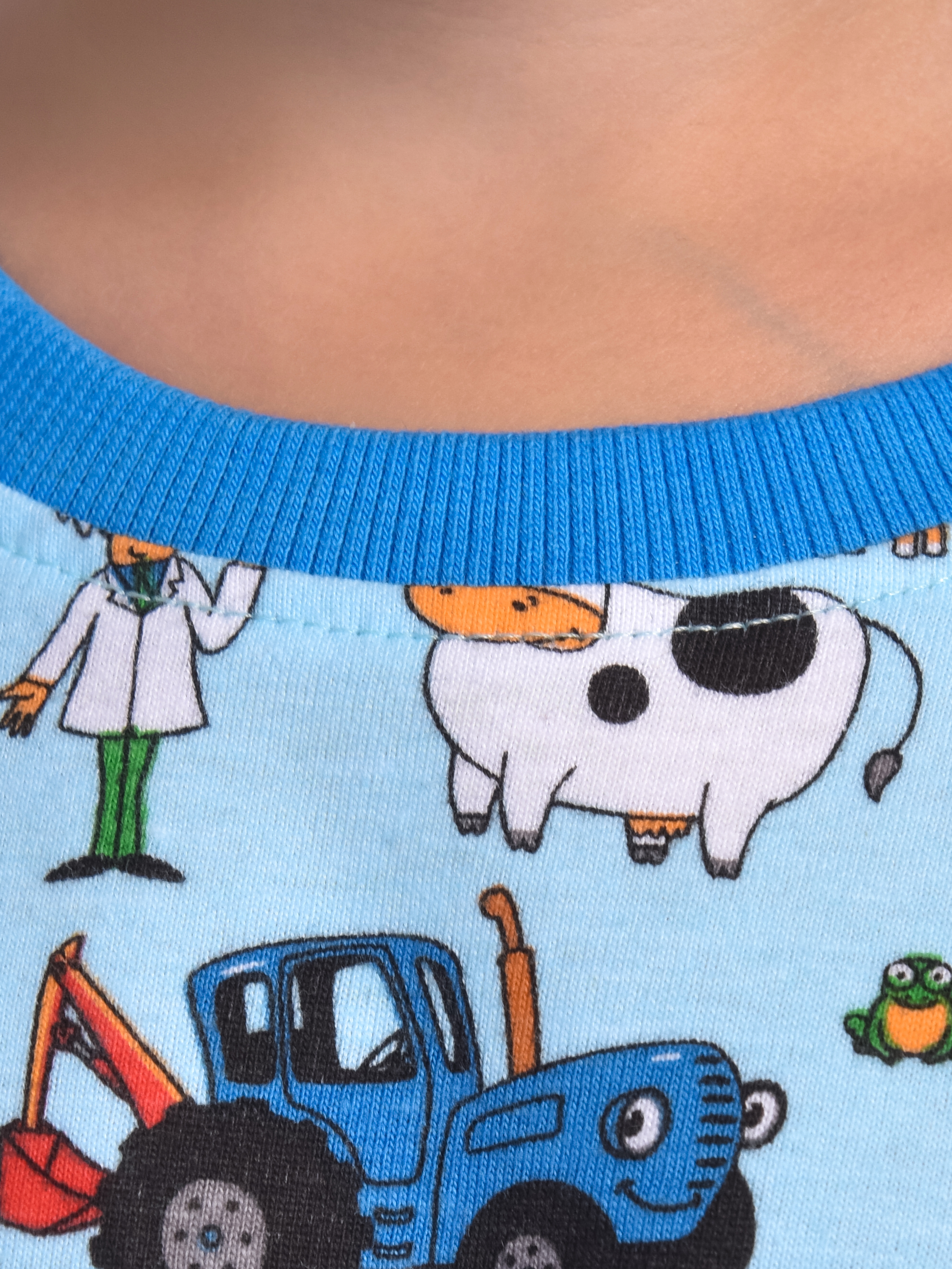 Пижама Синий трактор PAJAMAS-BT-ALL-SUMMER-BLU-M - фото 3