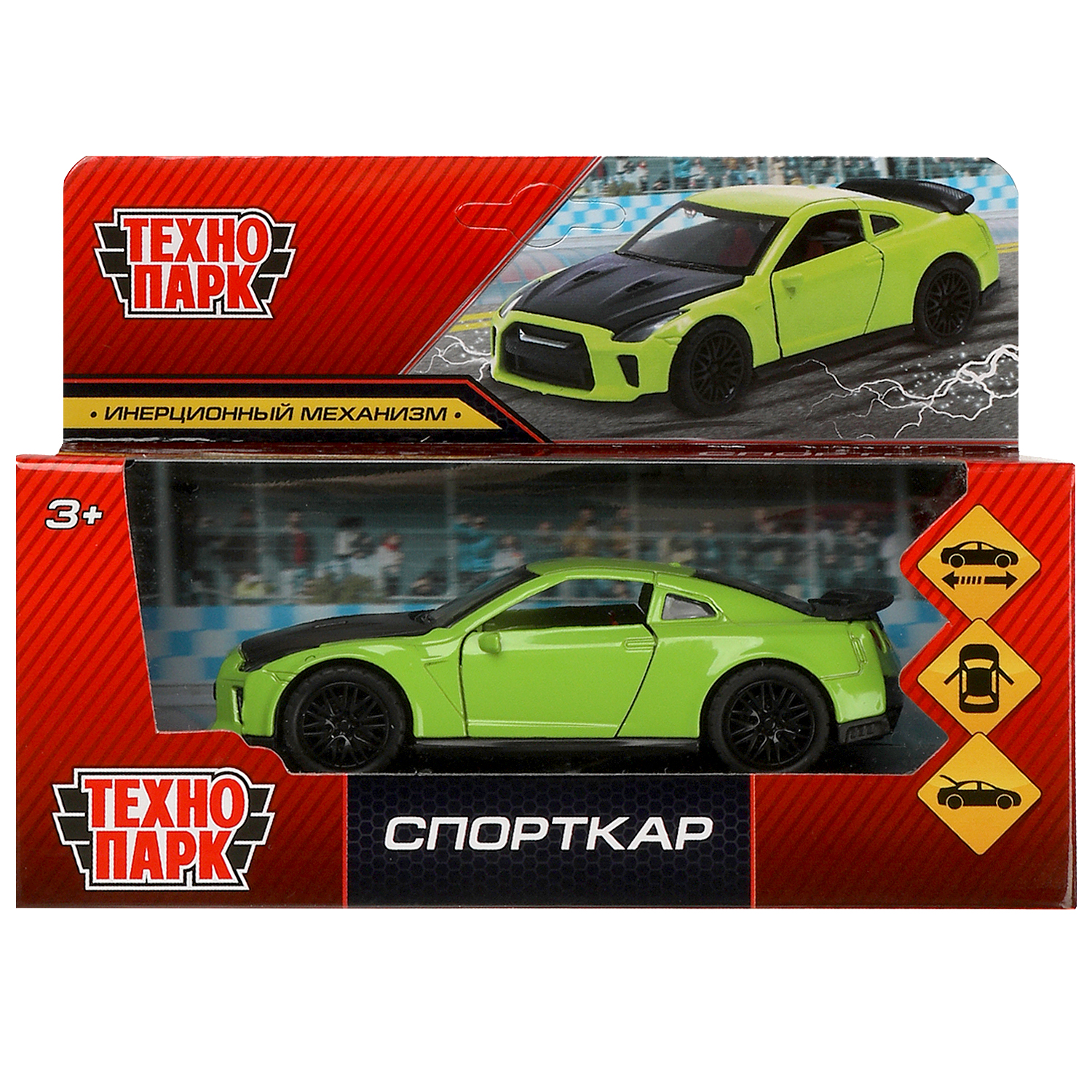 Автомобиль Технопарк Nissan Спорткар 369443 - фото 2