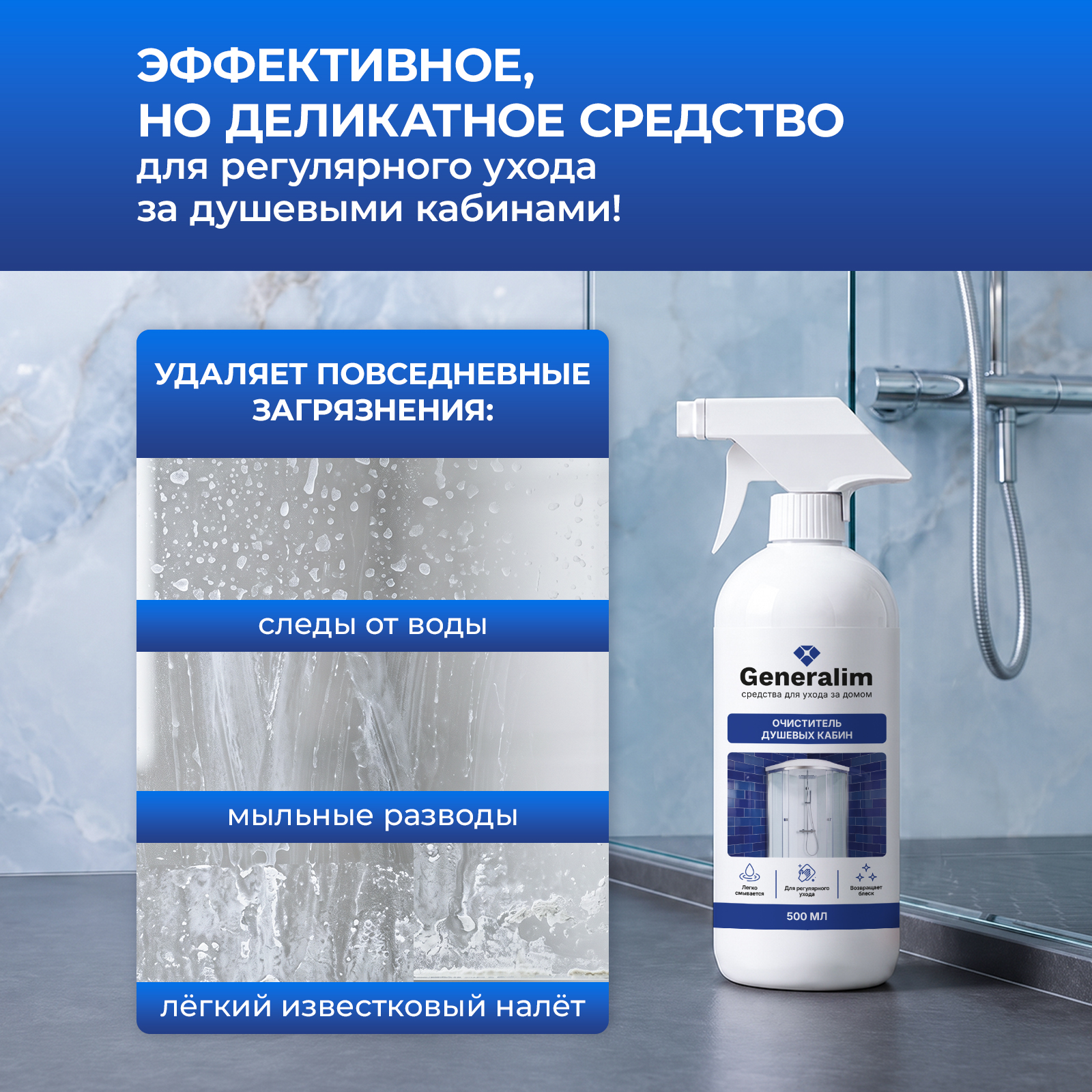Чистящее средство Generalim 500 мл для сантехники - фото 2