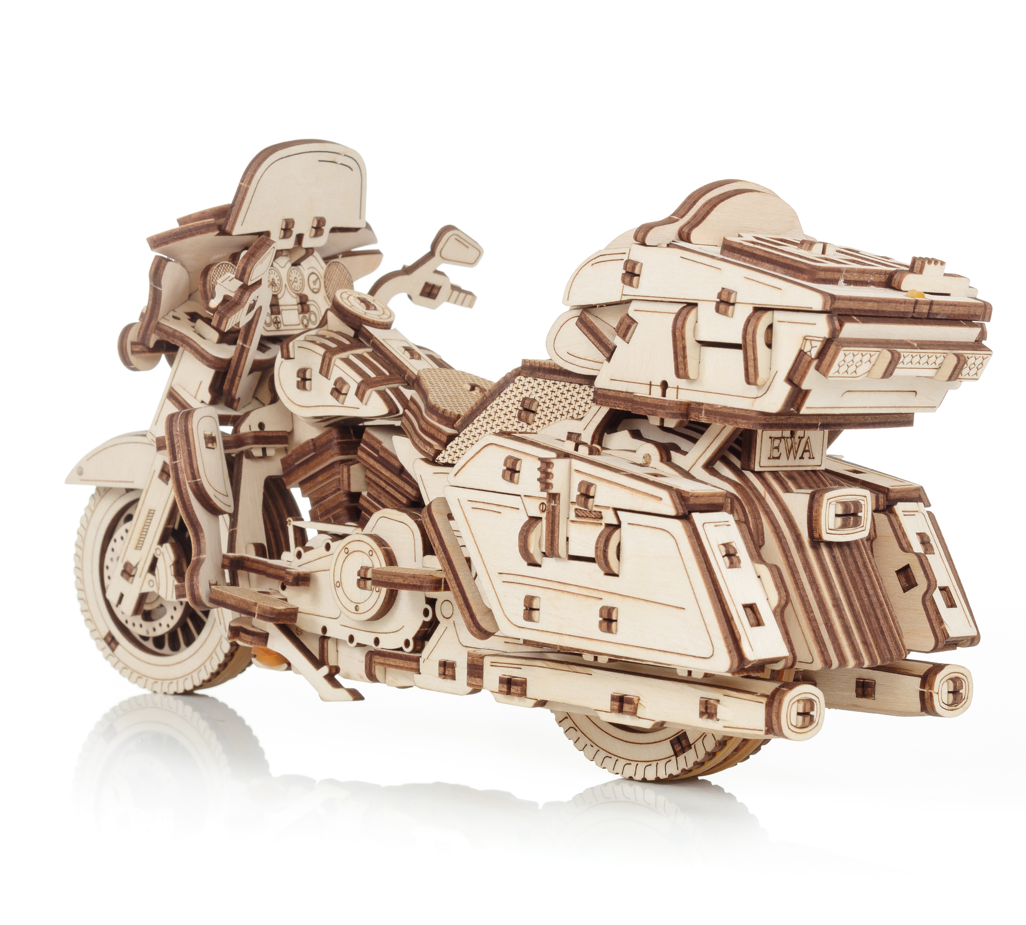 Конструктор Eco Wood Art Мотоцикл Байк деревянный - фото 3