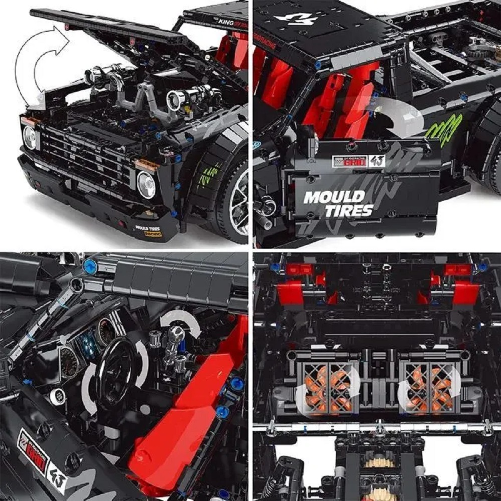 Конструктор Mould King Пикап Ford Hoonigan - фото 7