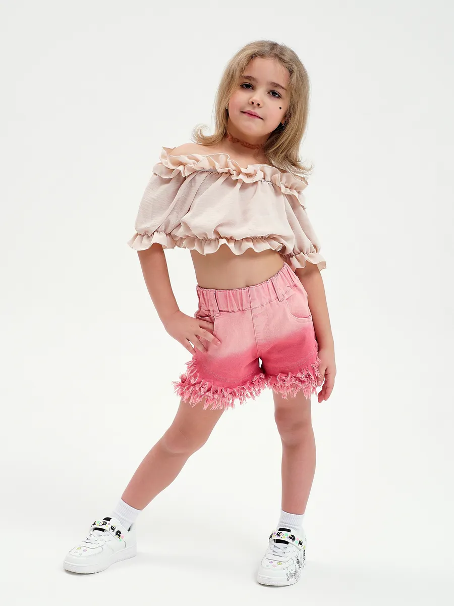 Топ RuStyle Топ-рюшк-однот-беж - фото 3