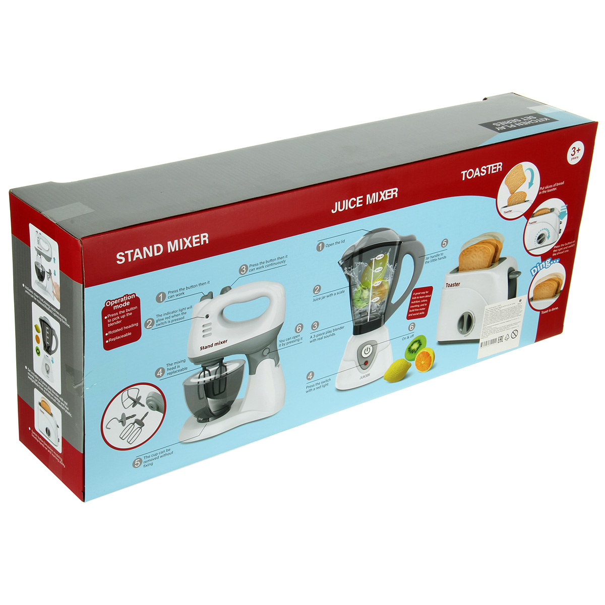 Игрушка Veld Co тостер, миксер, блендер 14 предм. - фото 27