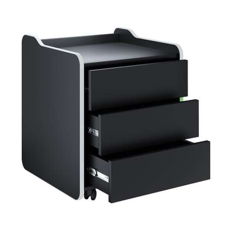 Тумба VMMGAME для игрового компьютерного стола CASE 50 BLACK GREY