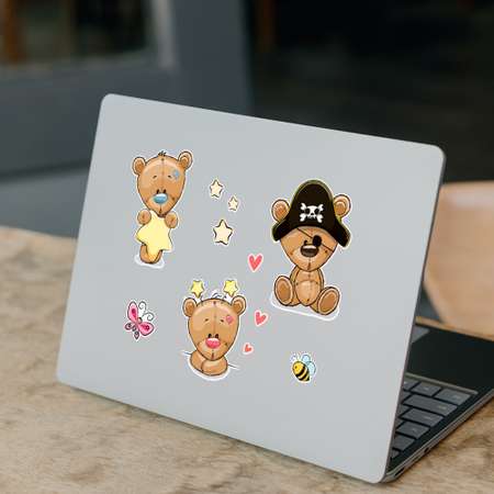 Стикеры Woozzee Медвежата коричневые