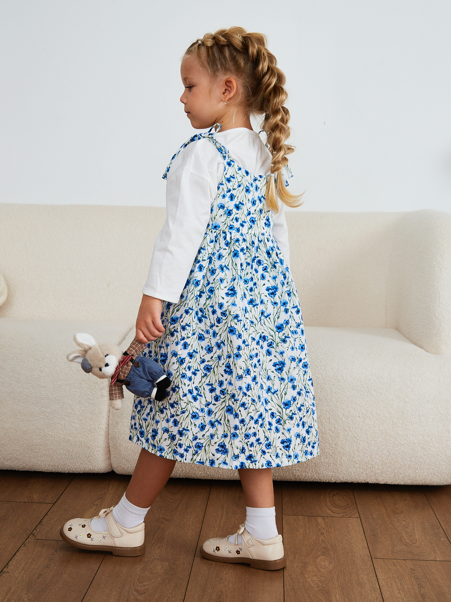 Сарафан MOUN сарафан_девочки_васильки - фото 13