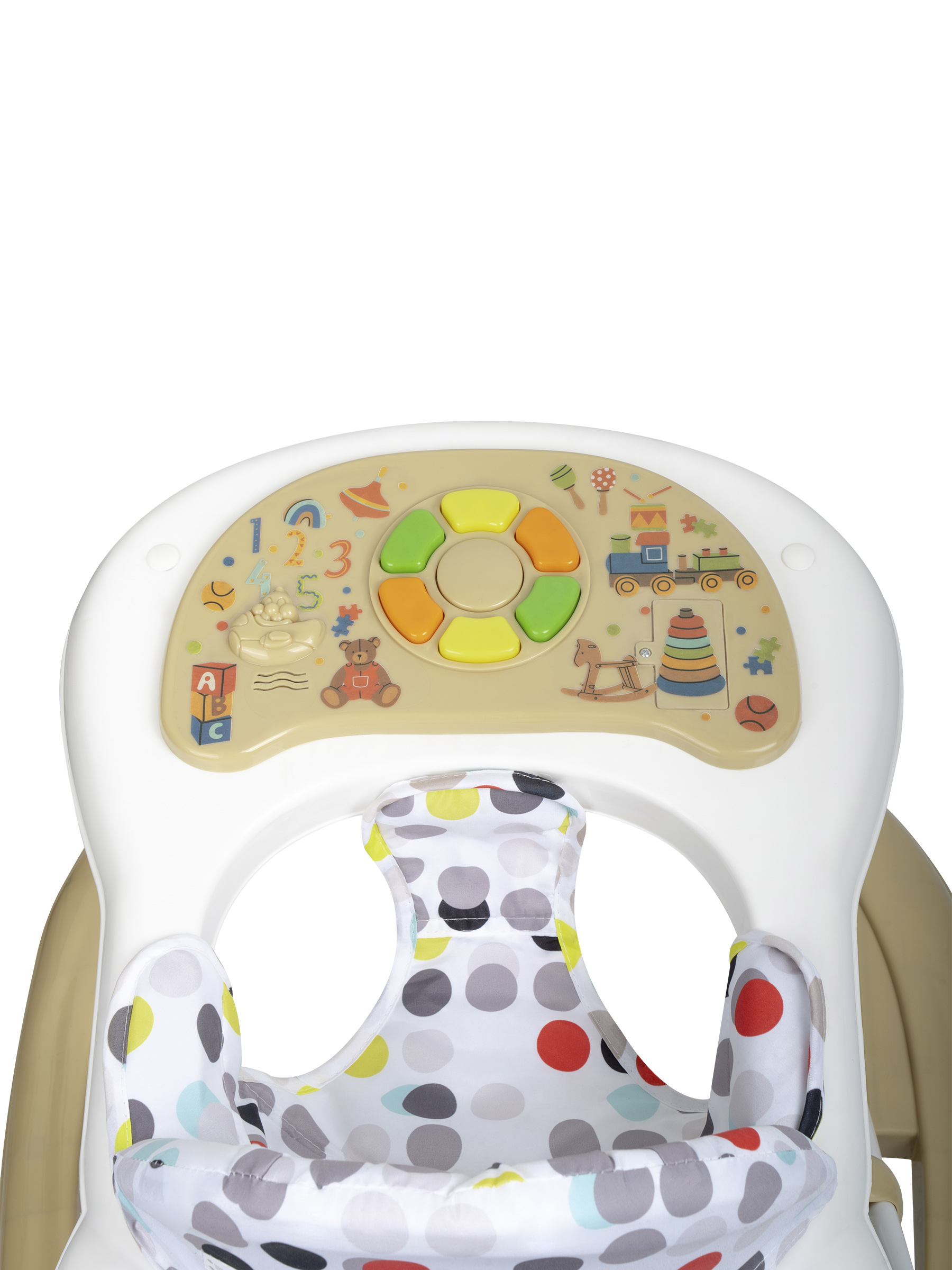 Ходунки Indigo Bubble бежевый-белый - фото 15