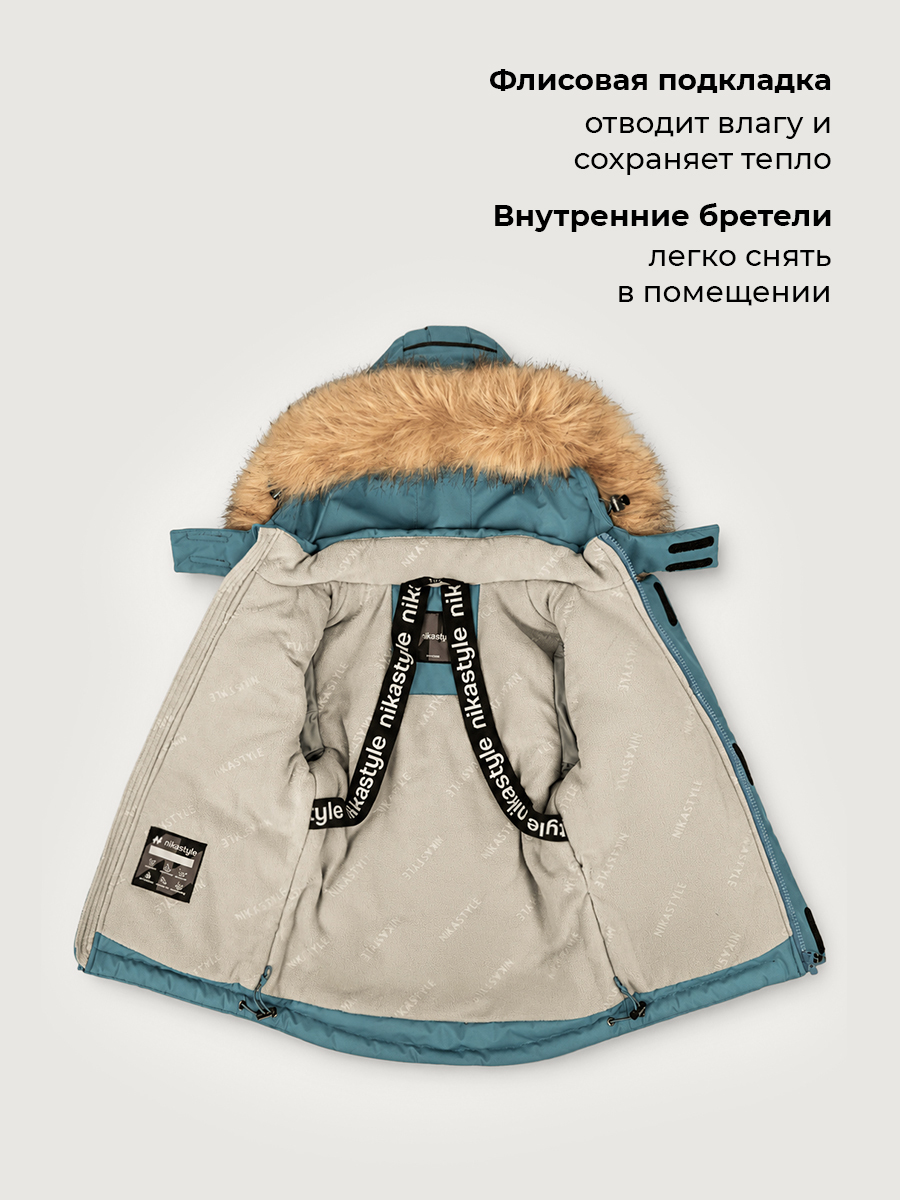 Куртка NIKASTYLE 4з1326 эвкалипт - фото 6
