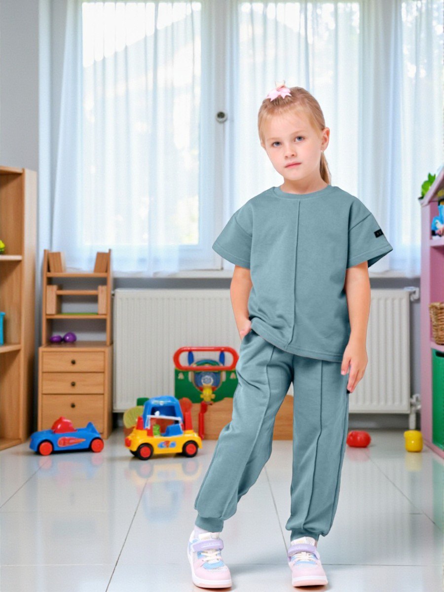 Спортивный костюм VEDDI 2080/6041фп-2024-полынь - фото 4