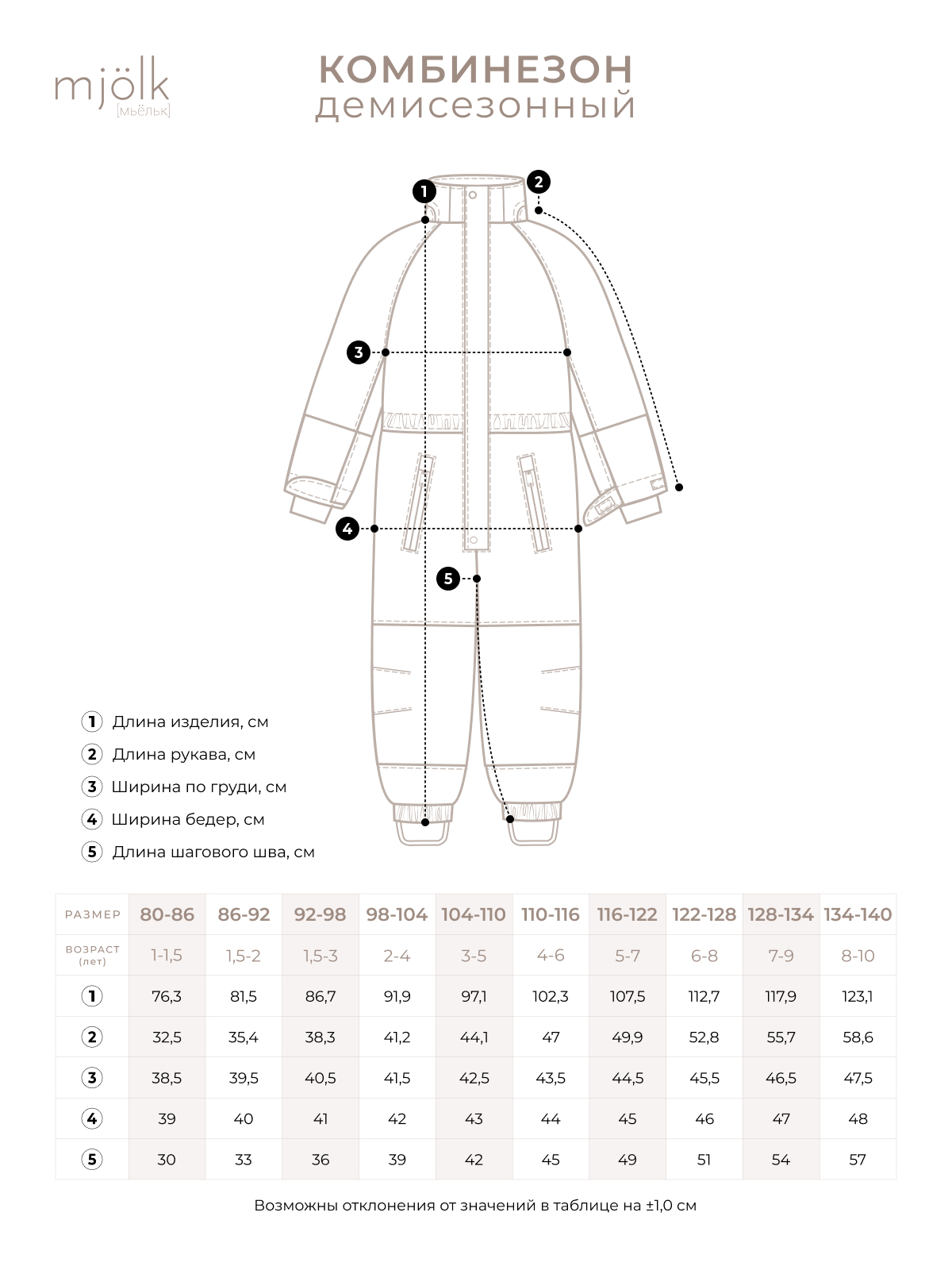 Комбинезон Mjolk 28610 - фото 3